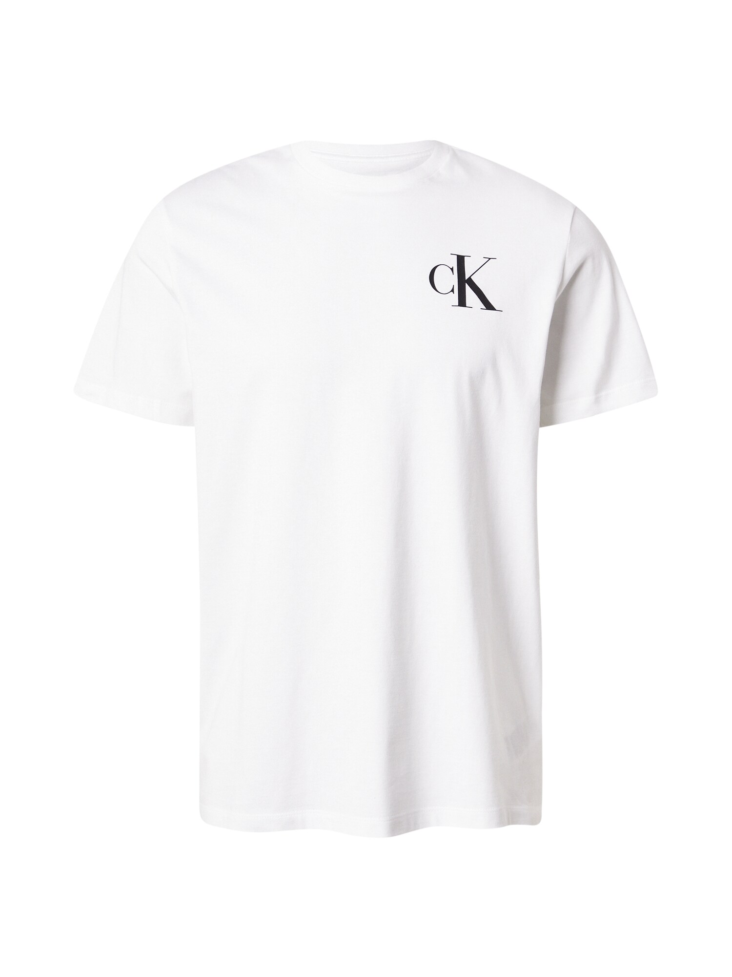 Calvin Klein Jeans Tricou  negru / alb