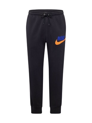 Nike Sportswear Broek ‘CLUB’ Enziaan / Oranje / Zwart