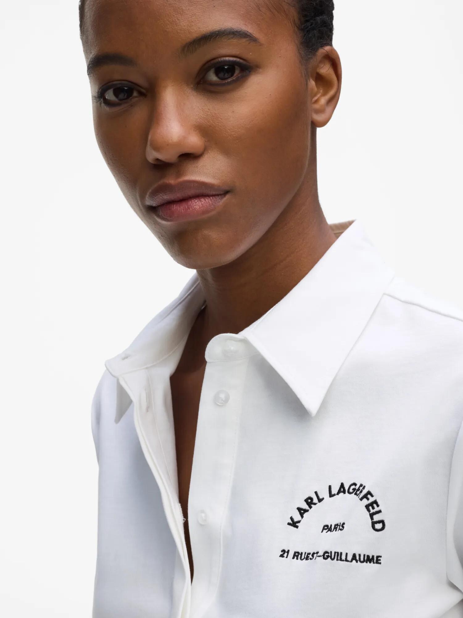 Karl Lagerfeld Blusa 'Rue St-Guillaume'  blanco – imagen 4