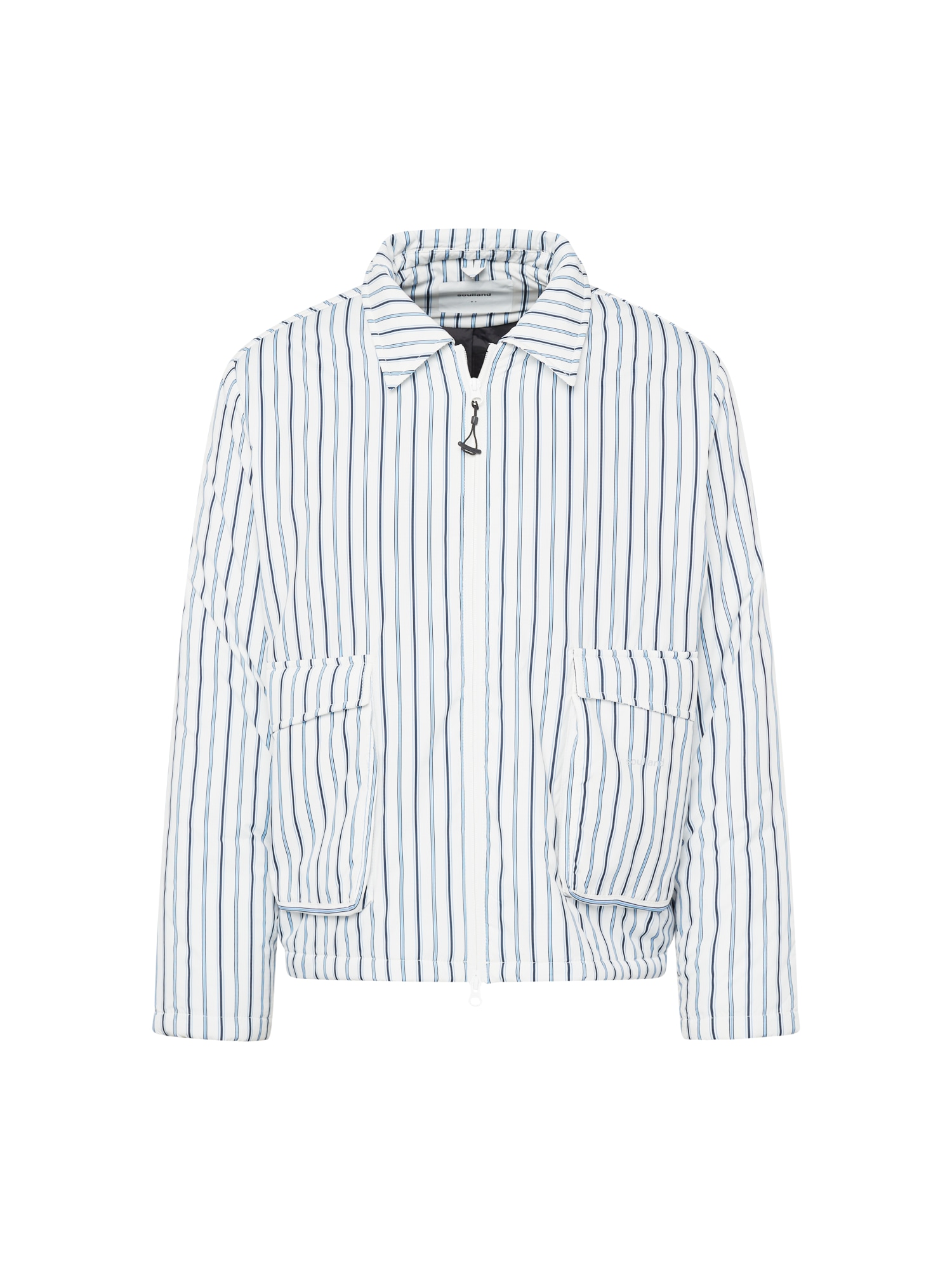 Soulland Casaco meia-estação 'Jamie'  navy / azul claro / branco