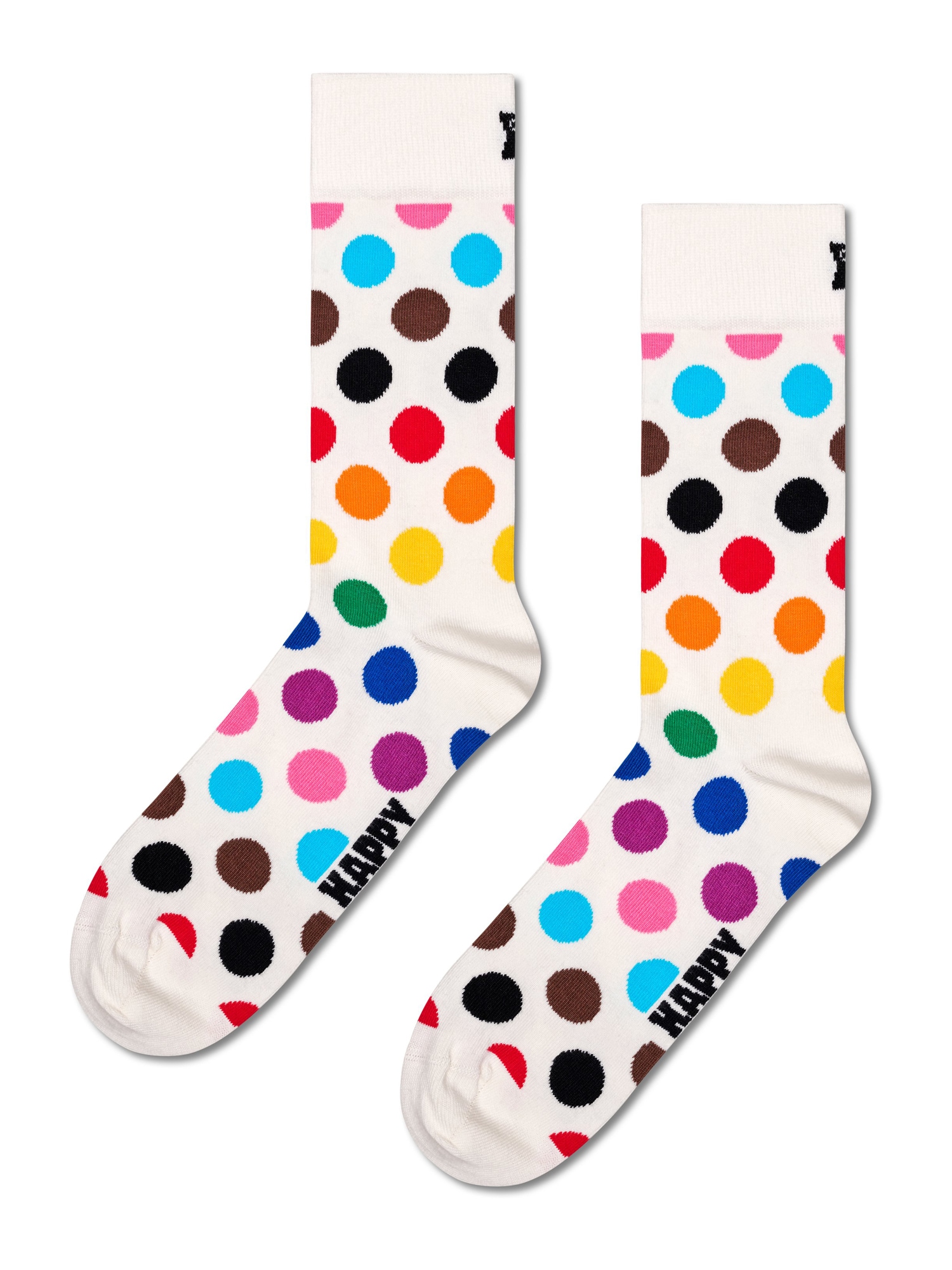 Happy Socks Șosete 'Pride Dots'  albastru / galben / roșu / alb