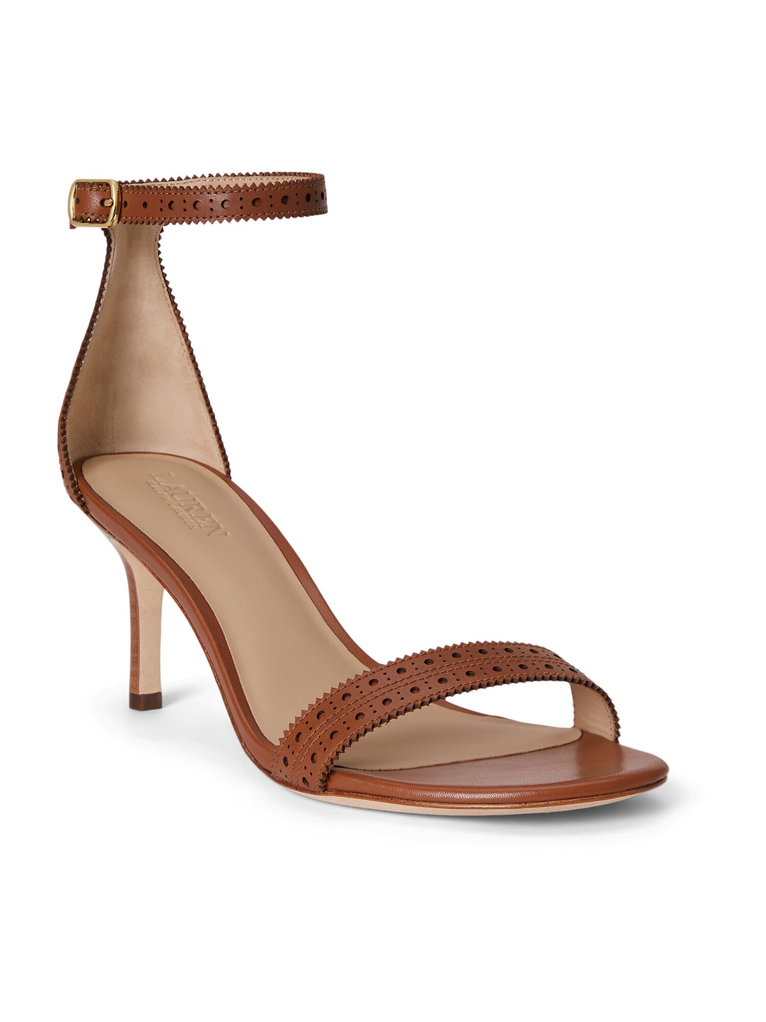 Lauren Ralph Lauren Sandale cu baretă 'ALLIE'  maro deschis