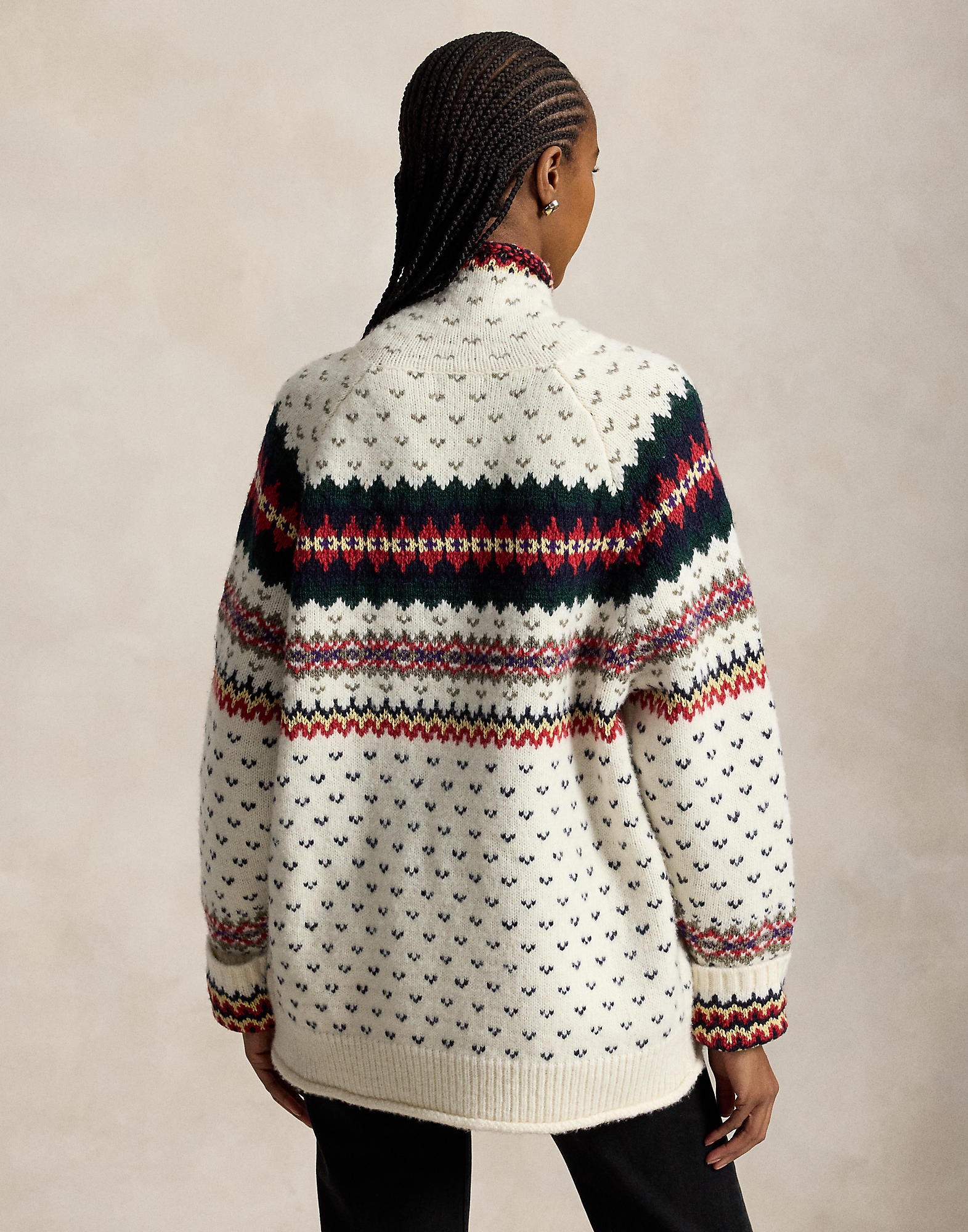 Polo Ralph Lauren Jersey  navy / verde oscuro / rojo / blanco lana – imagen 3