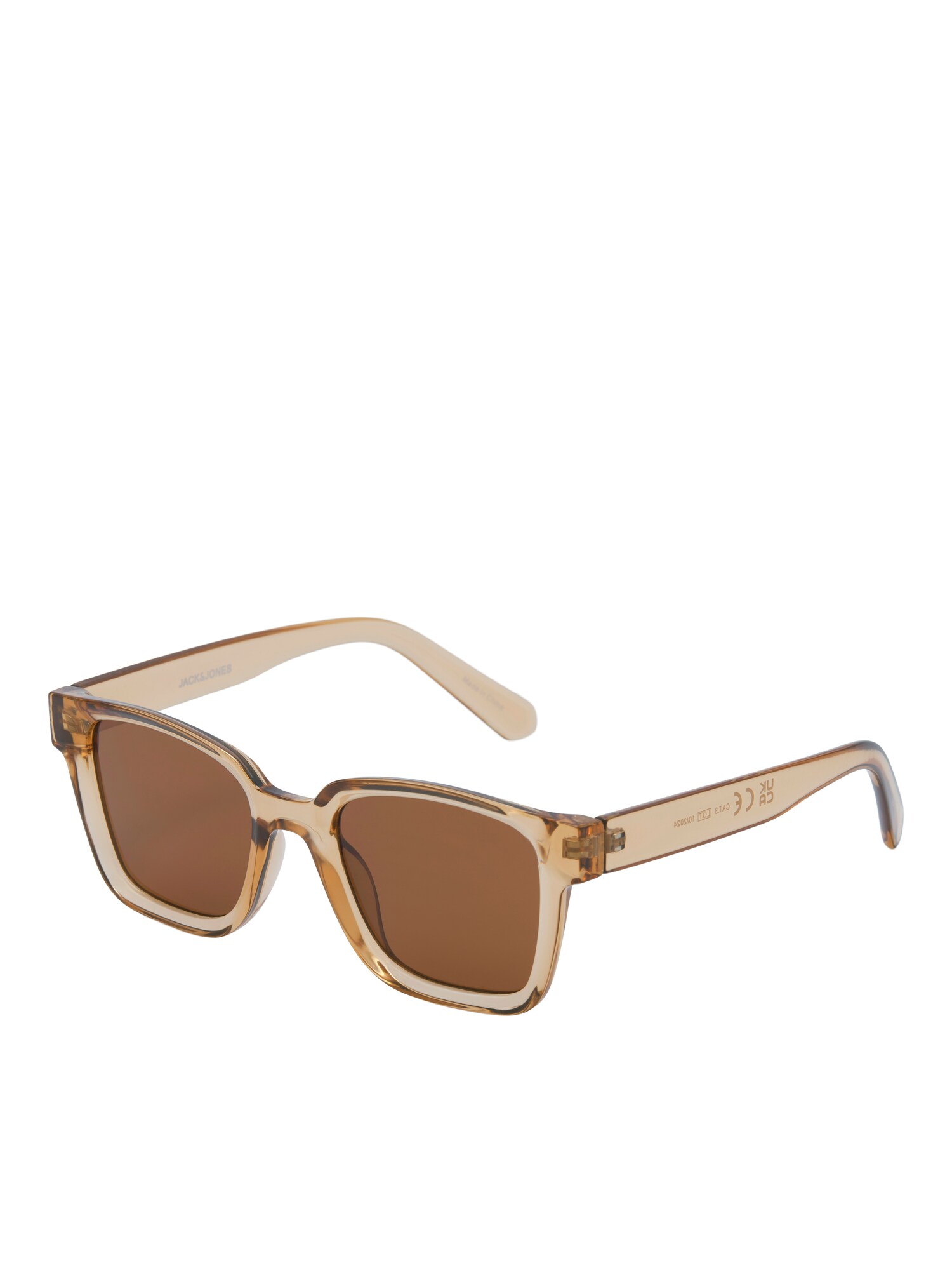 JACK & JONES Ochelari de soare Pontus  maro deschis