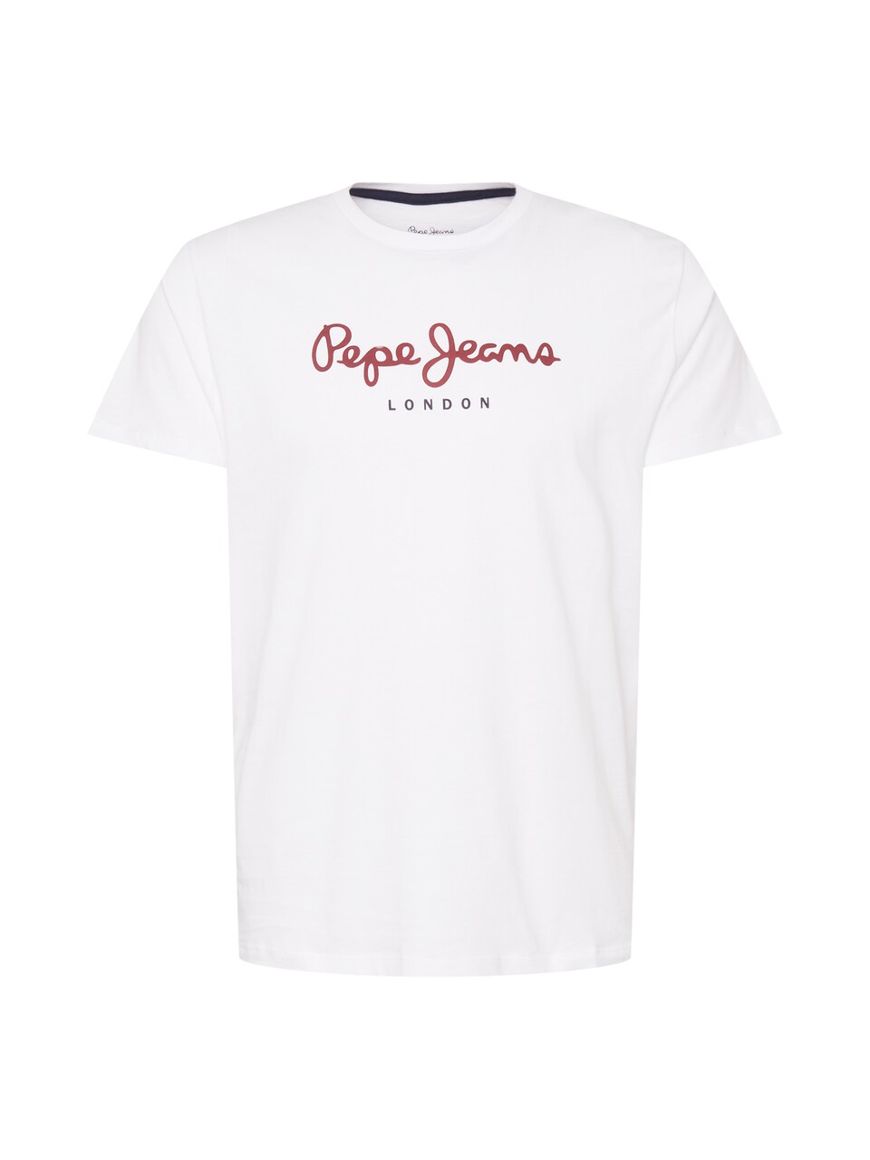 T-shirt 'Eggo' marinblå / mörkröd