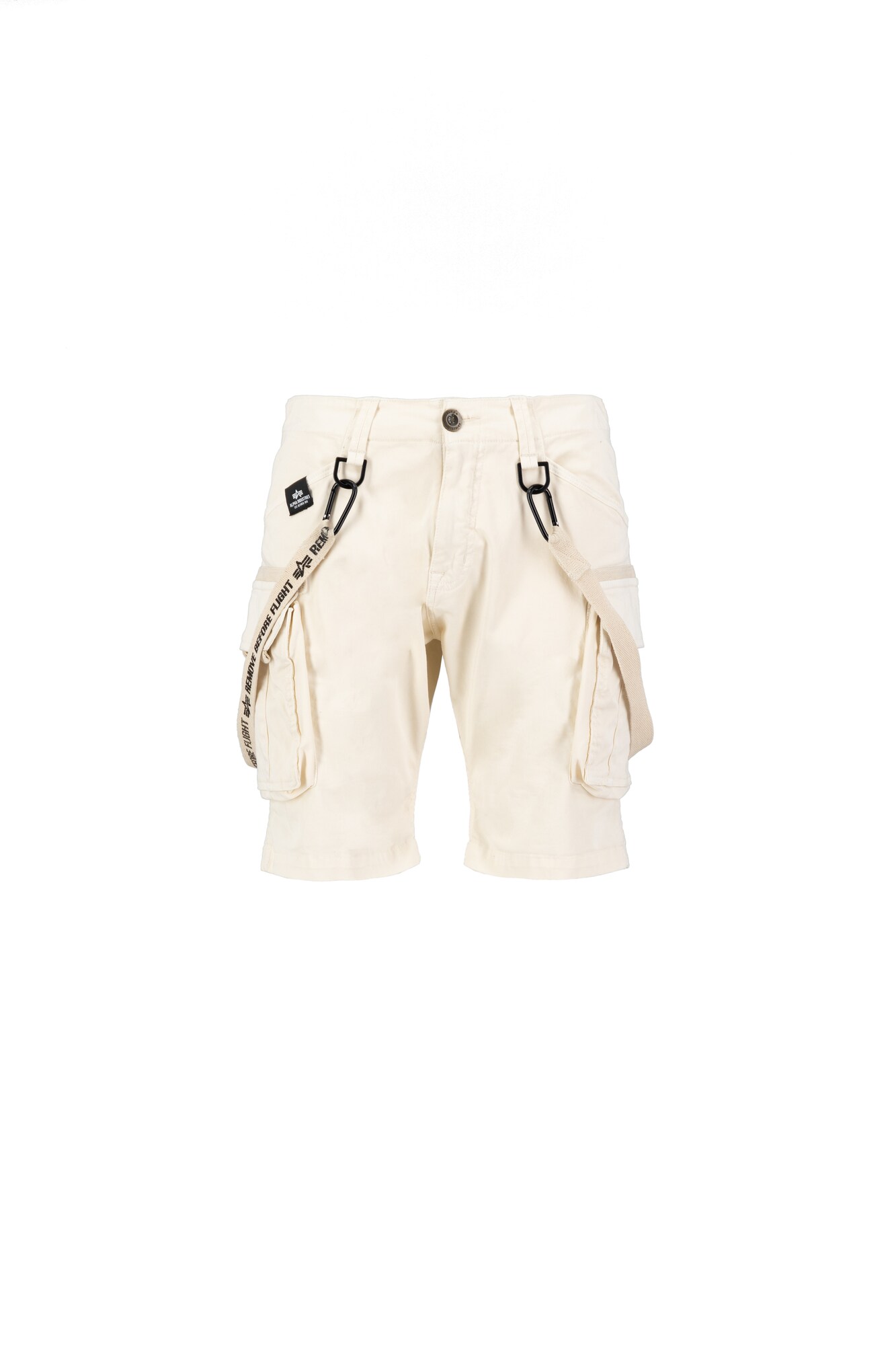 ALPHA INDUSTRIES Kargo hlače  črna / volneno bela