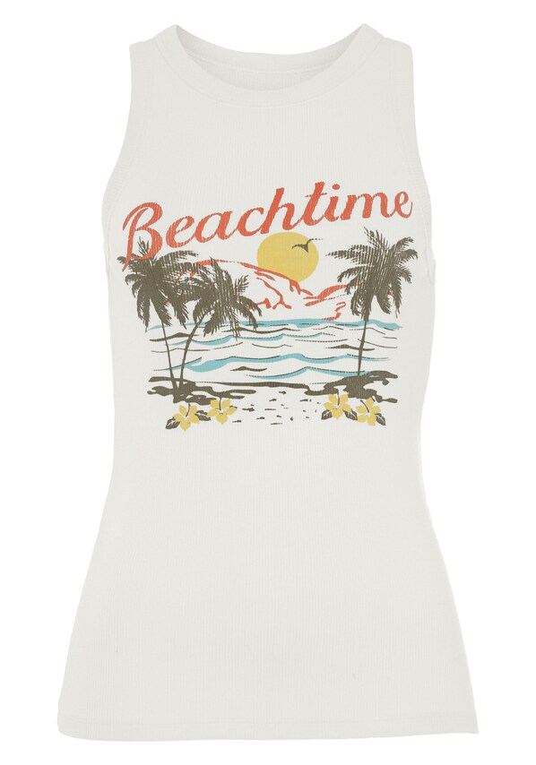 BEACH TIME, Top, fehér, 3 kép a 5 közül