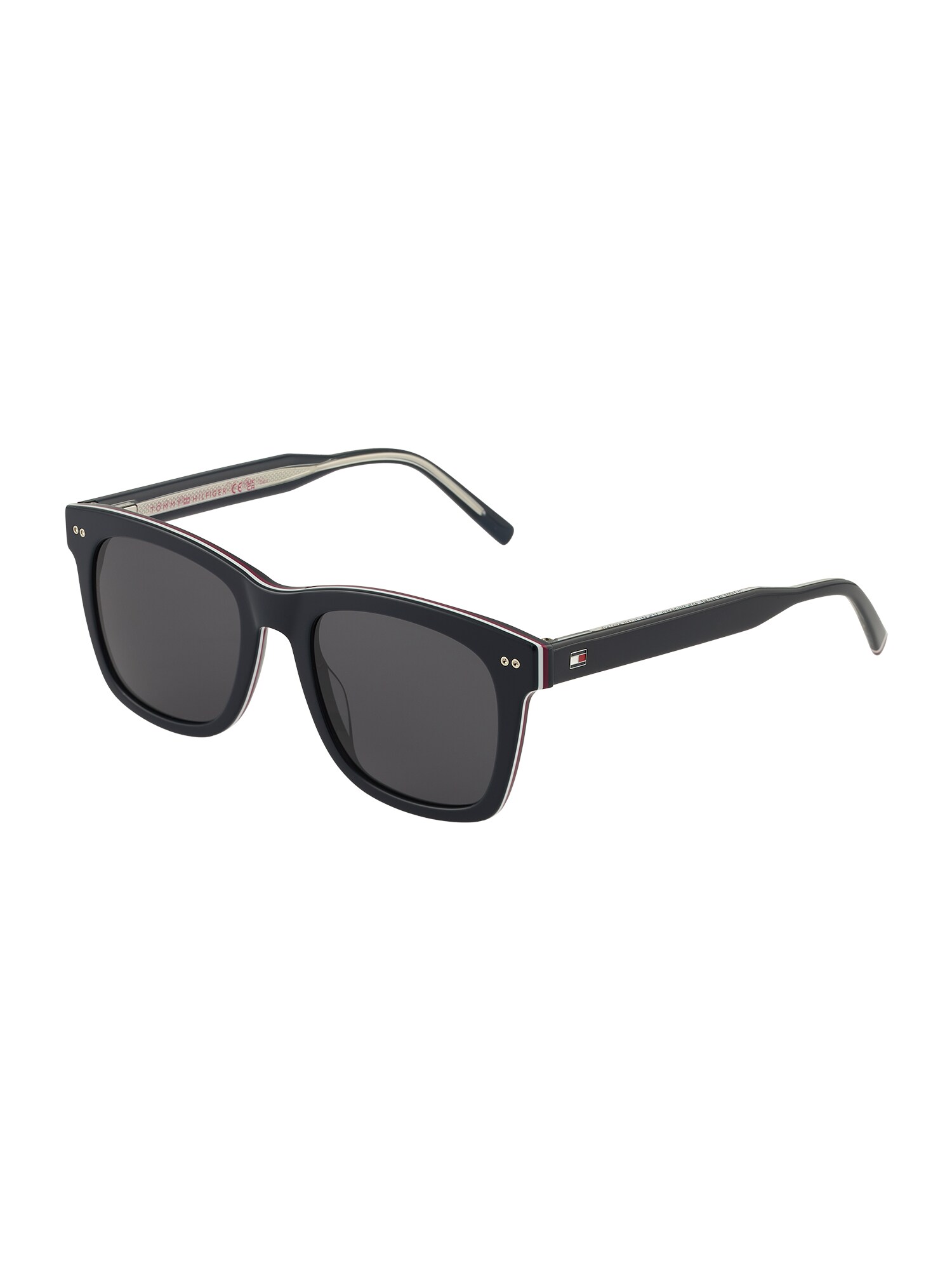 TOMMY HILFIGER Ochelari de soare  albastru noapte / roșu carmin / alb