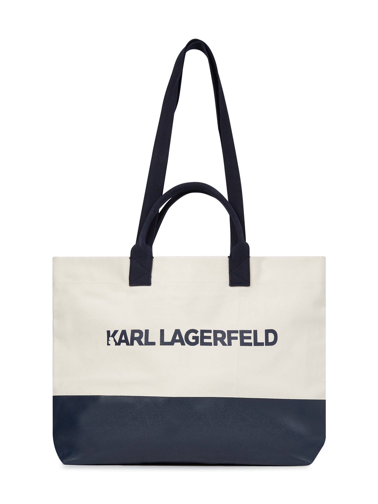 Karl Lagerfeld Plase de cumpărături  bej / bleumarin