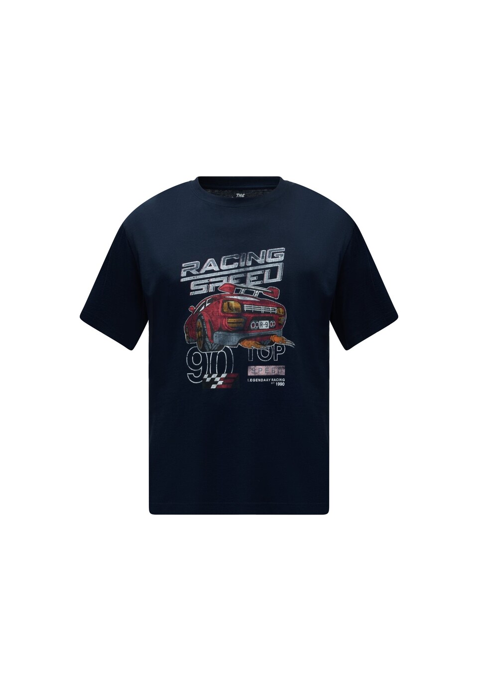 T-shirt 'JORRETRO ACTION MOVIE' marinblå / orange / röd