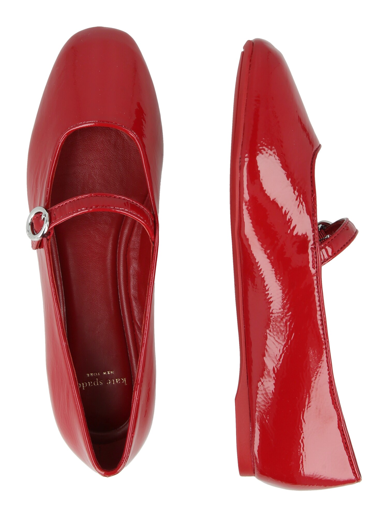 Kate Spade Bailarinas con hebilla  rojo oscuro – imagen 2