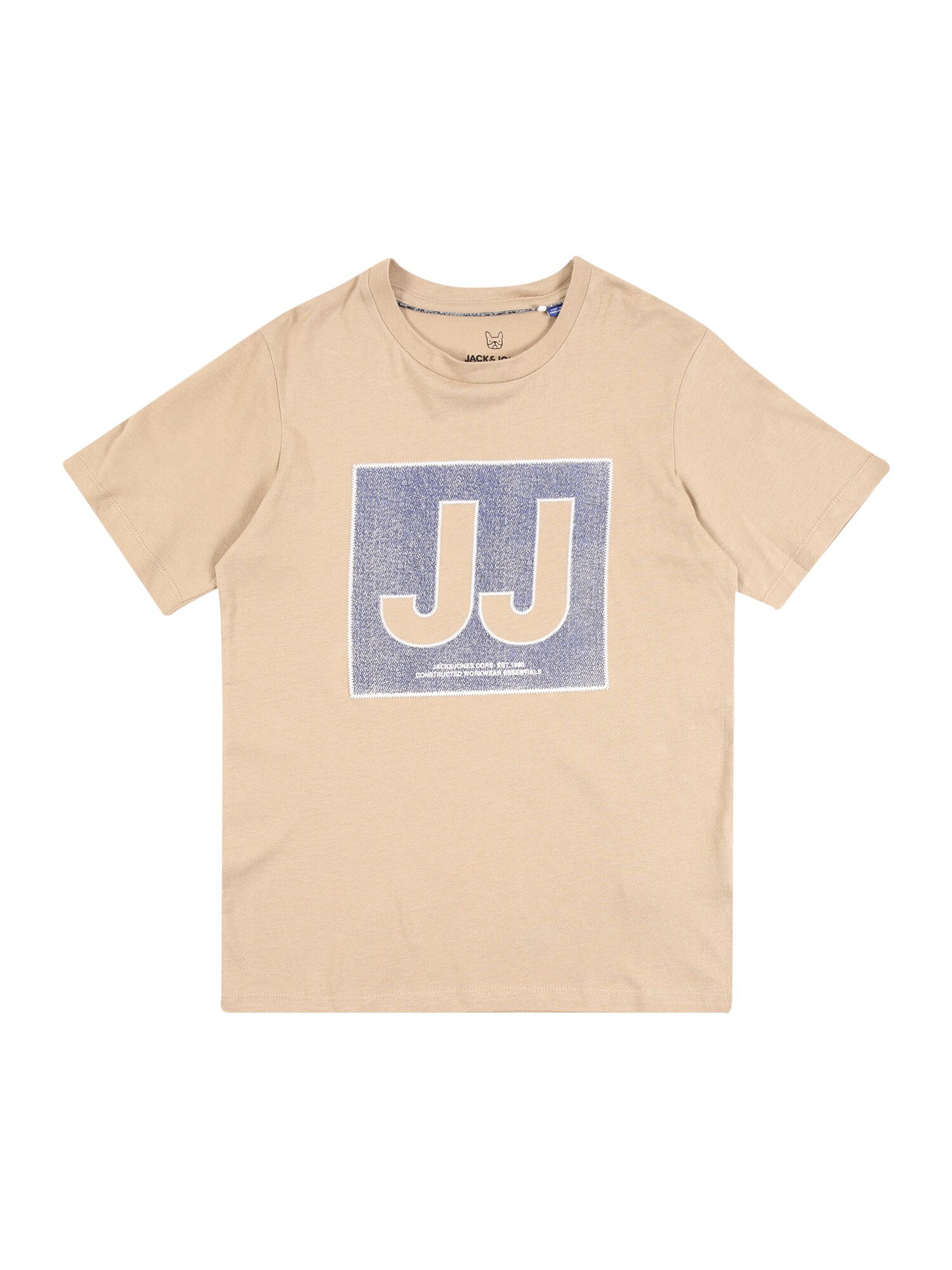 Jack & Jones Junior Marškinėliai 'JCotube'  mėlyna / kremo