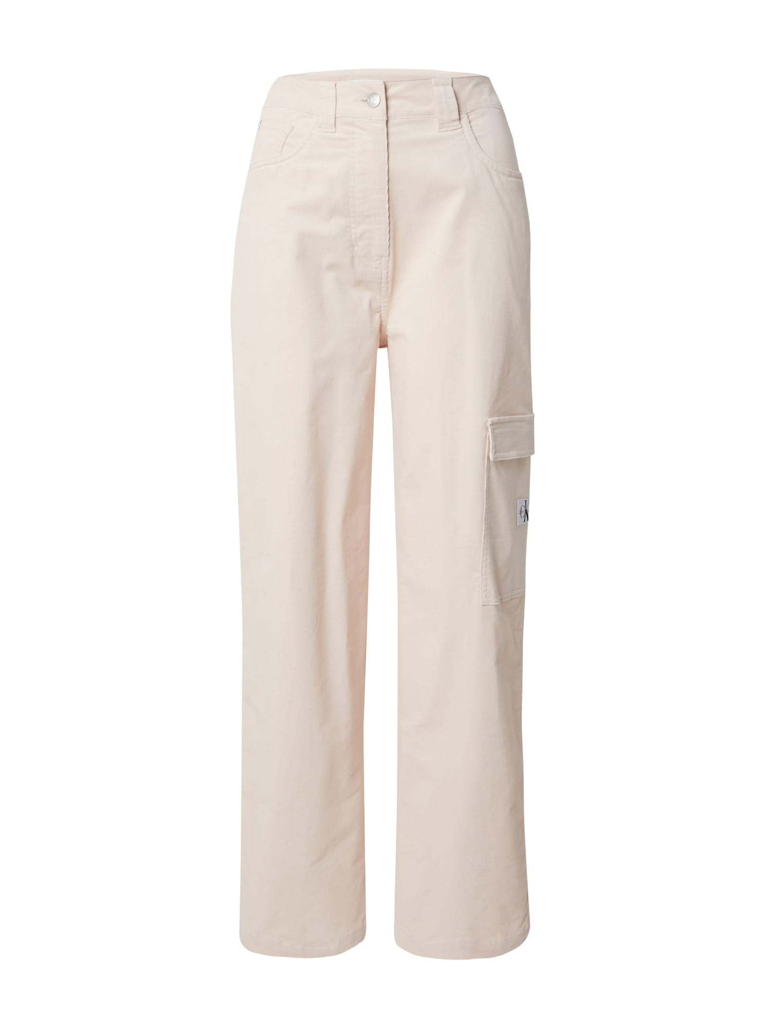 Calvin Klein Jeans Карго панталон  кремаво