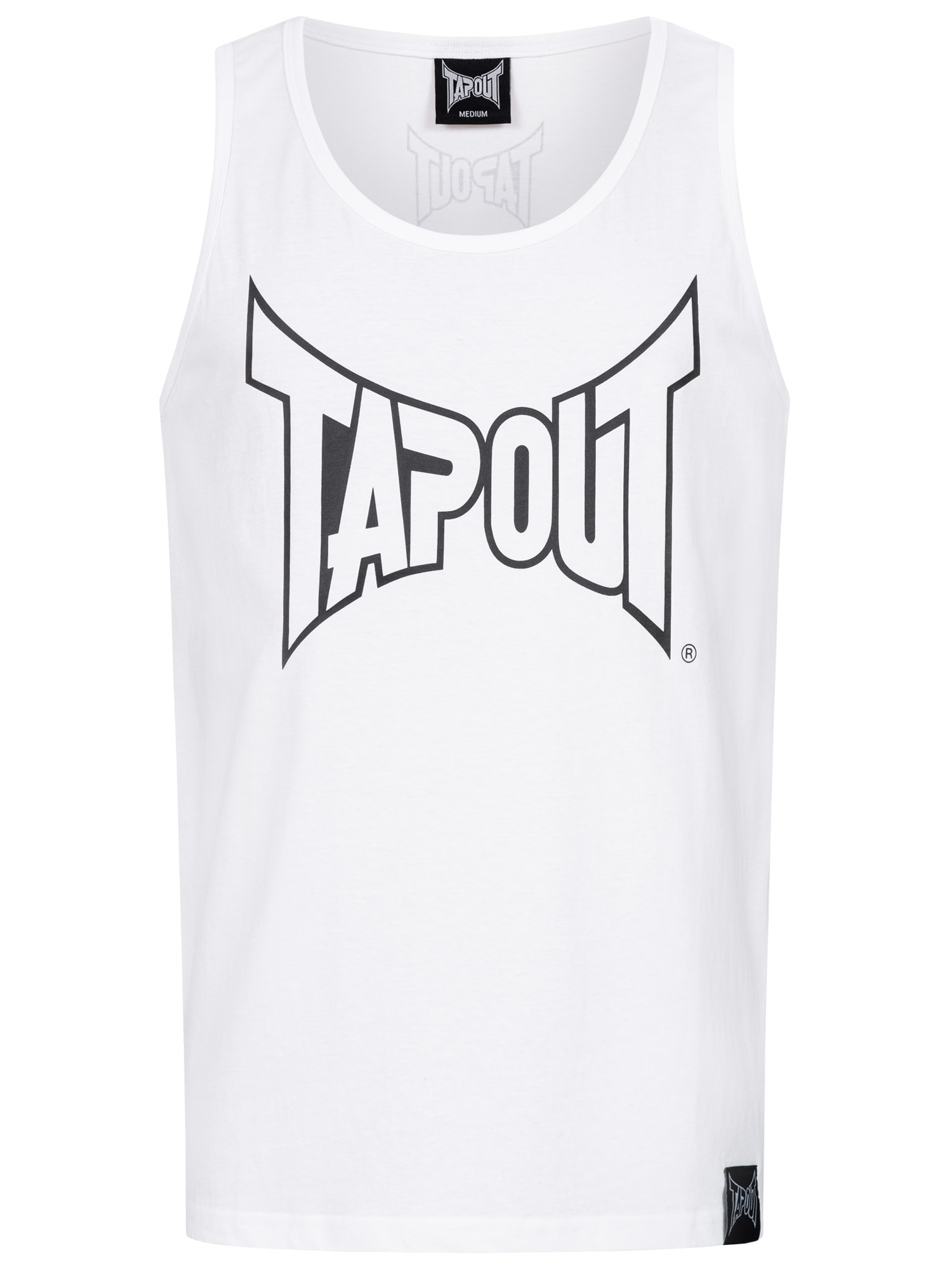 Tapout Póló 'TIPTON SINGLET'  fekete / fehér akciós termékkép 1
