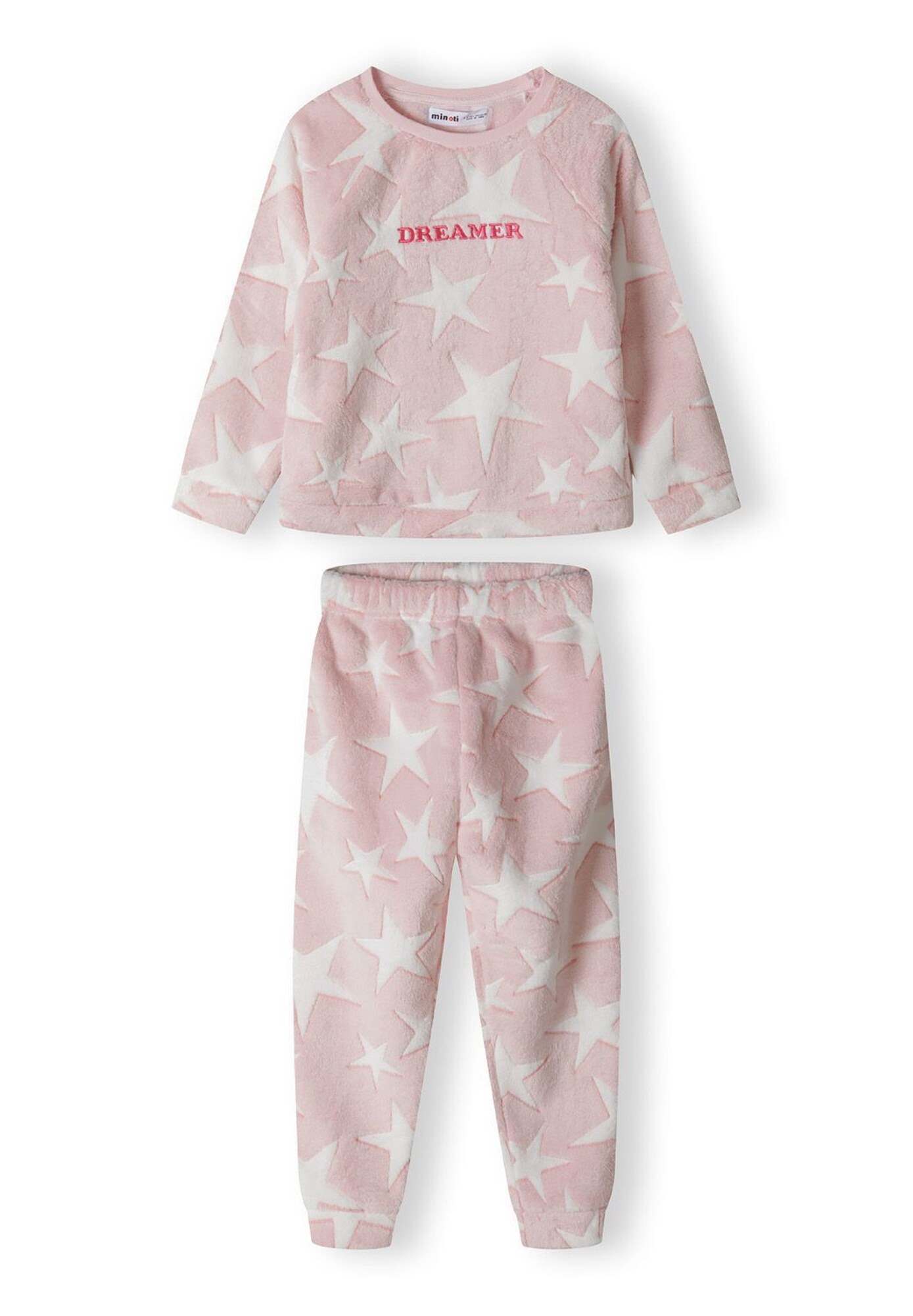 MINOTI Pijamale  roz / alb