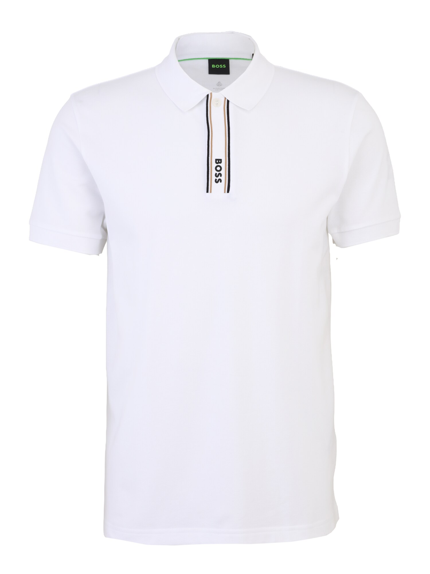 BOSS Tricou funcțional Paddy  maro caramel / negru / alb