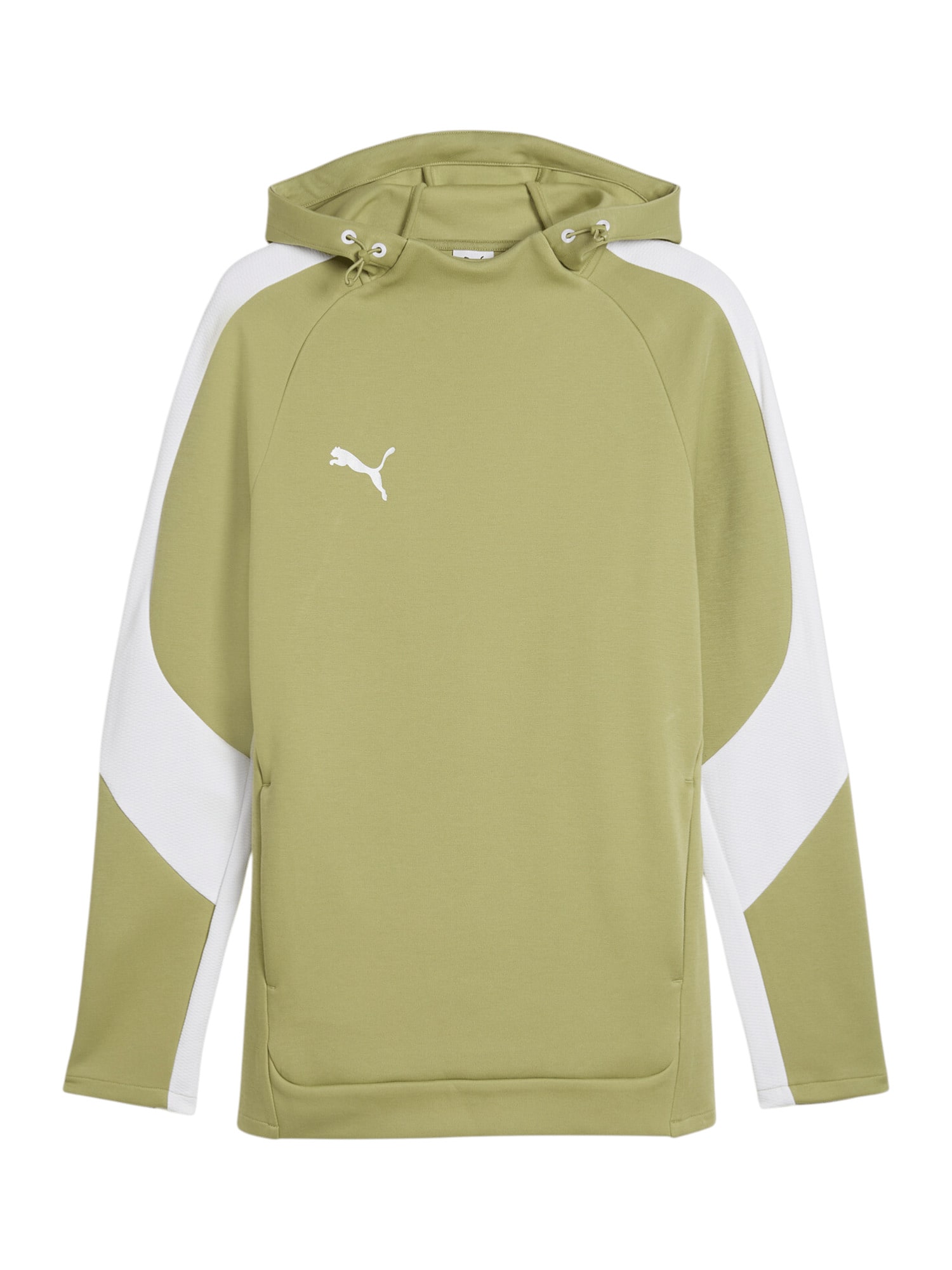 PUMA Hanorac sport  oliv / alb