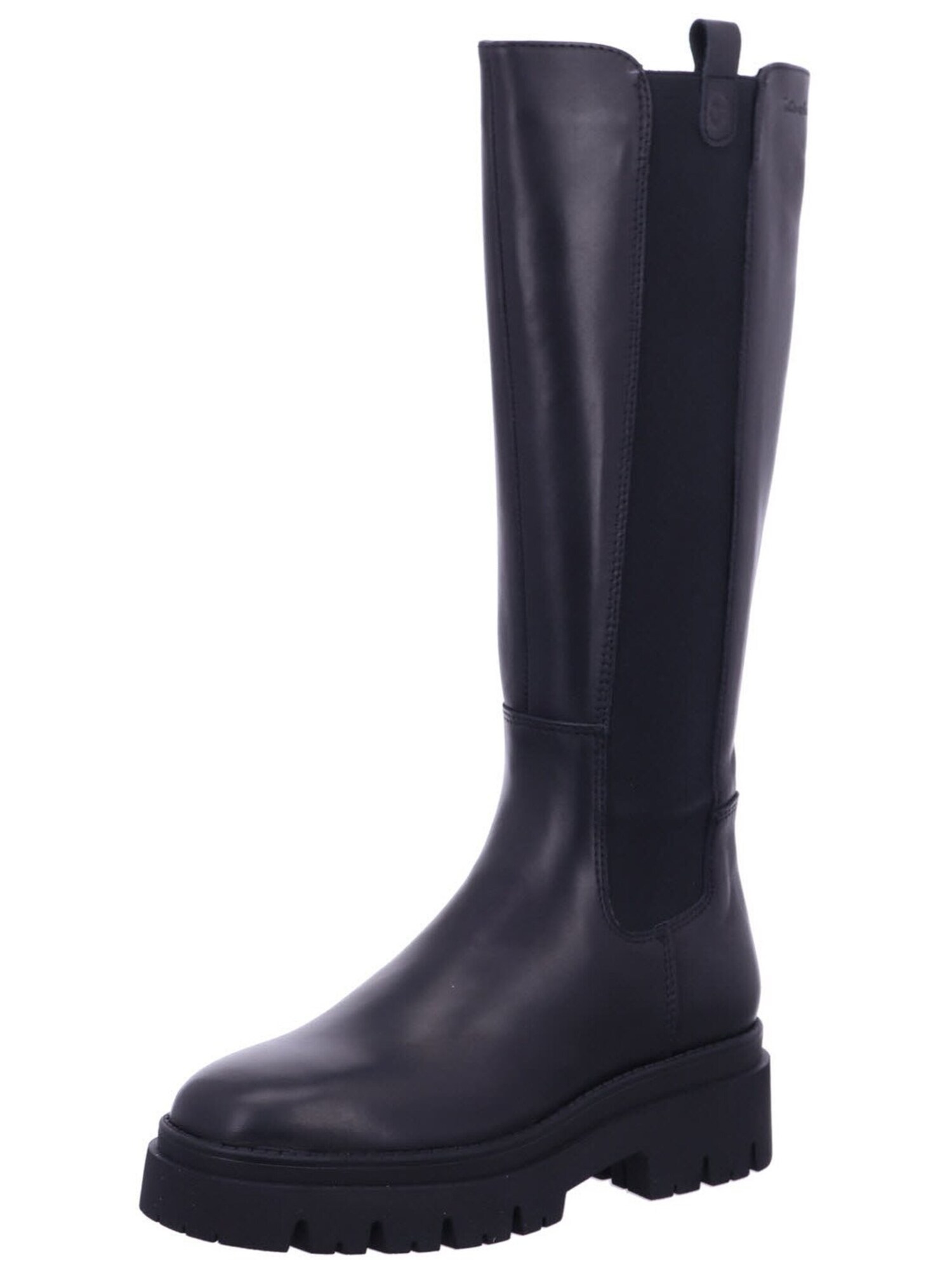 Tamaris Boots 'Stiefel Damen 1-25608-41 001 Echtleder In Schwarz' Zwart