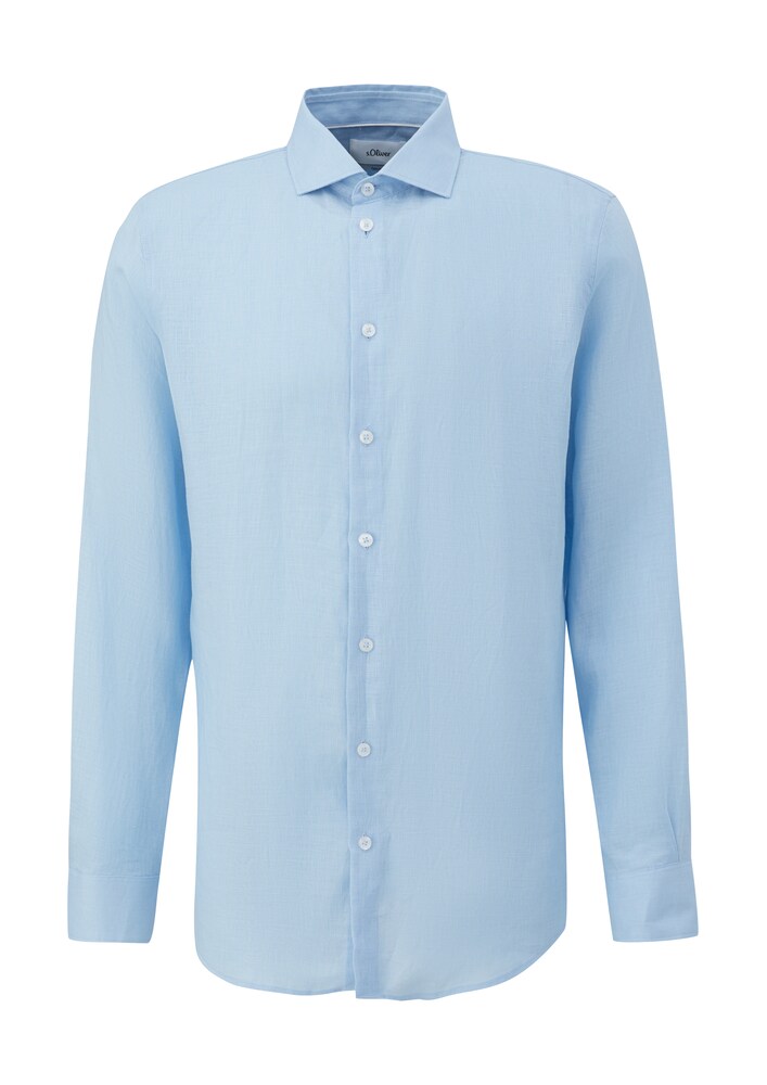 s.Oliver BLACK LABEL Hemd Herren Größe L blau