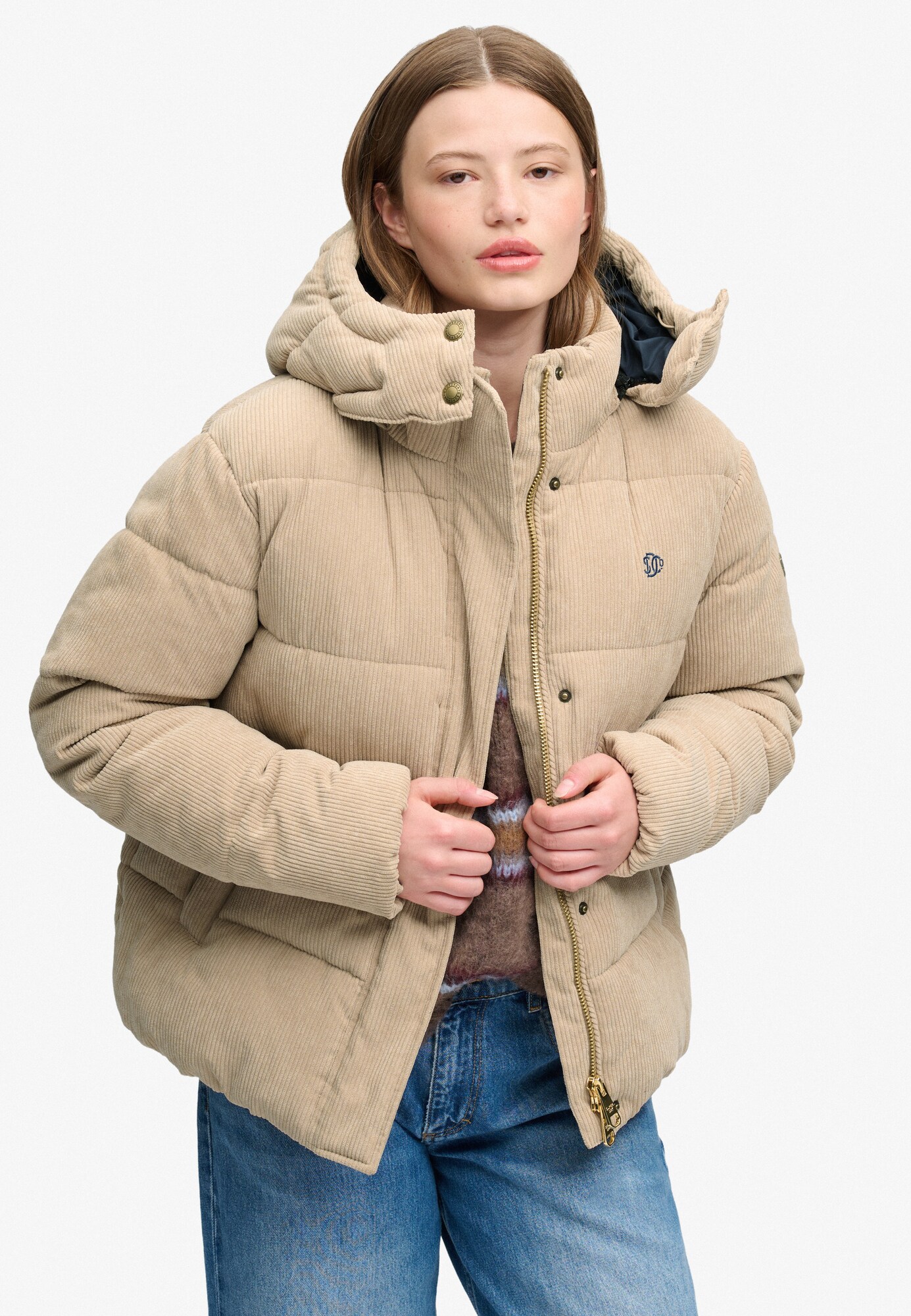 Superdry & Co Winterjas Cappuccino