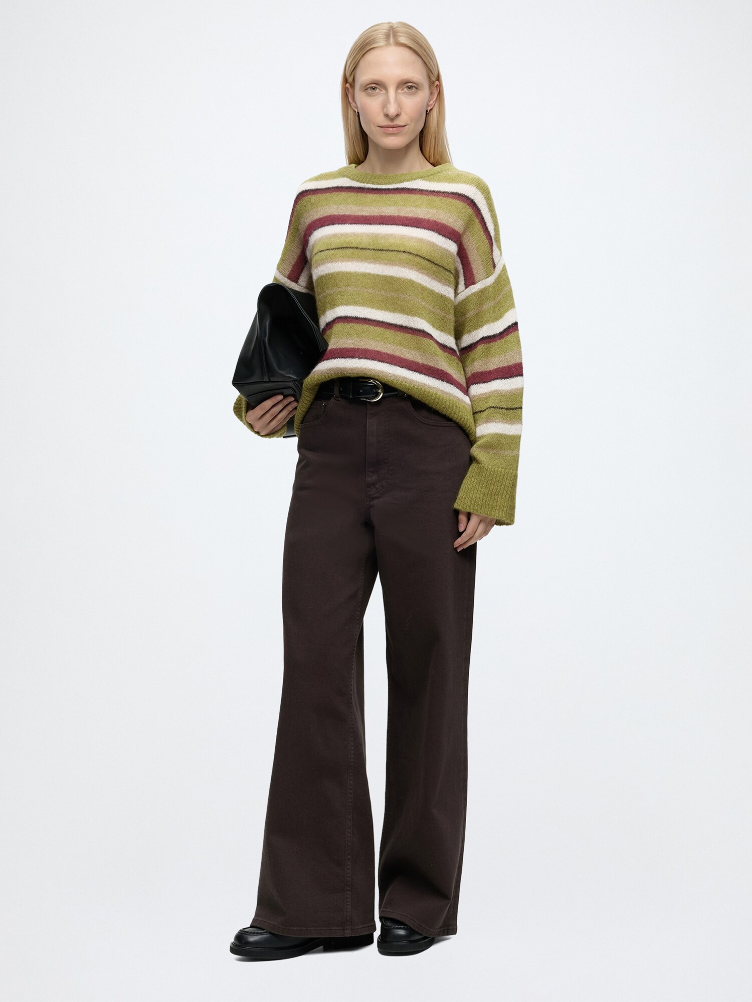 BOSS Jersey 'C_Fraiesy' manzana / frambuesa / negro / blanco – imagen 3