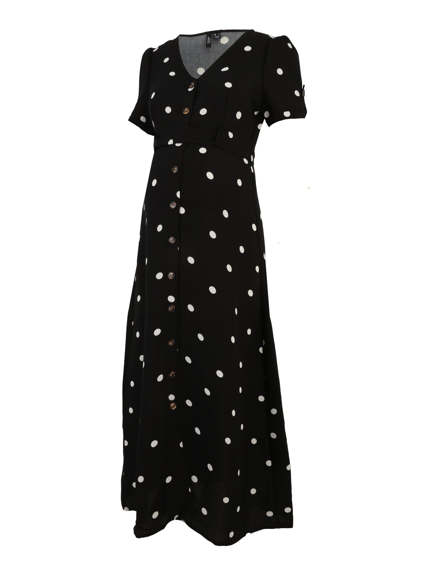 Vero Moda Maternity Obleka 'VMMJOAN'  črna / bela