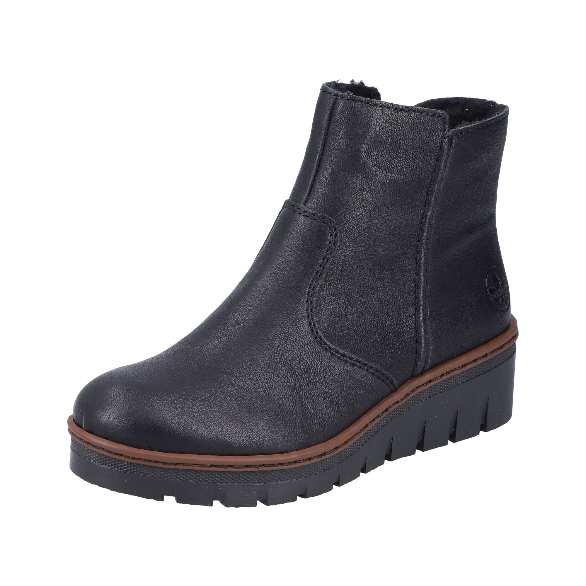 Rieker Botine  negru