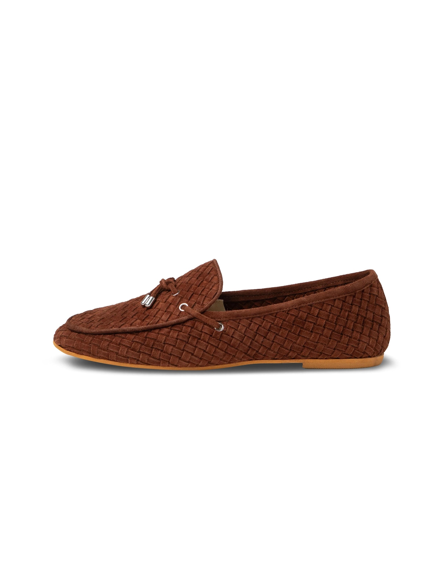 Flarelle Mocasines 'Vialetto Intrecciato' chocolate