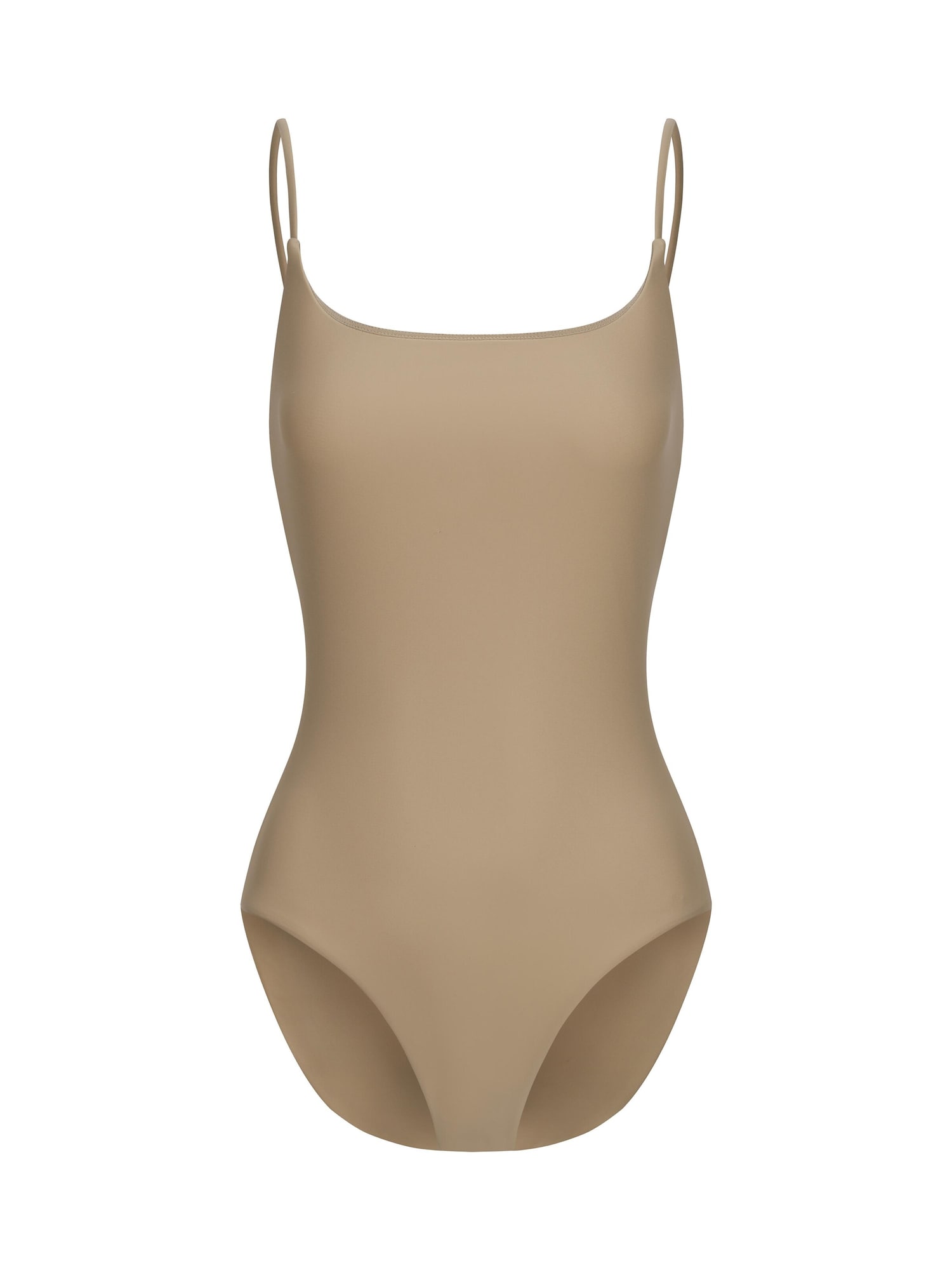 cfab Jednodijelni kupaći kostim 'Square Neck Soft Sculpt Swimsuit' bež