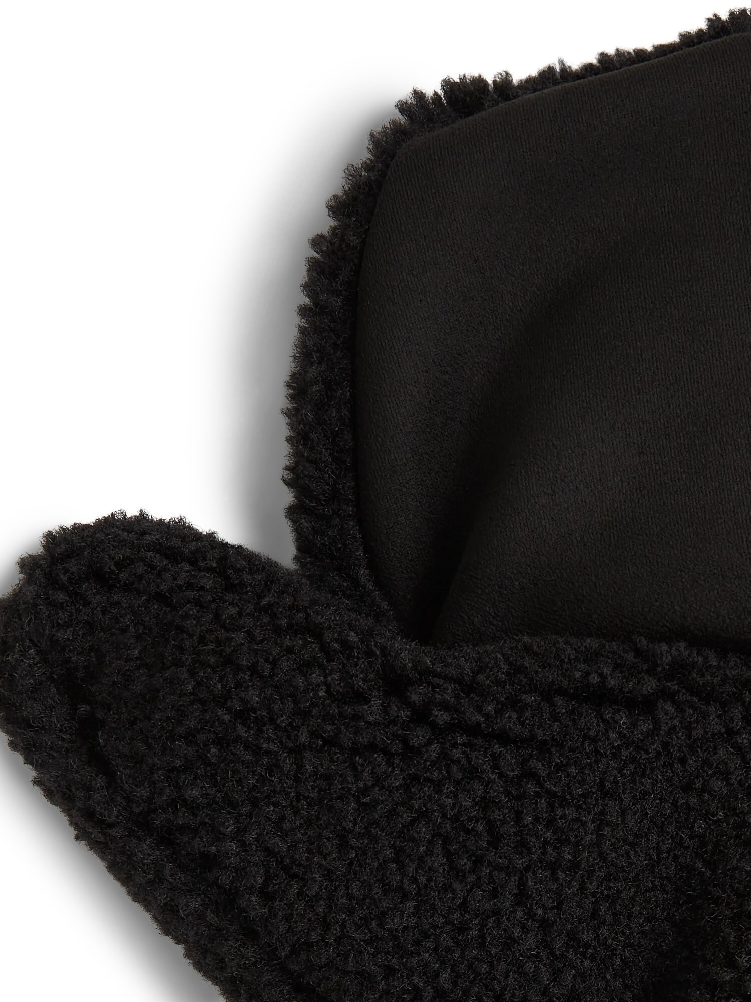 Karl Lagerfeld Manoplas ' Ikon-Fäustlinge aus Kunstlammfell '  negro – imagen 4