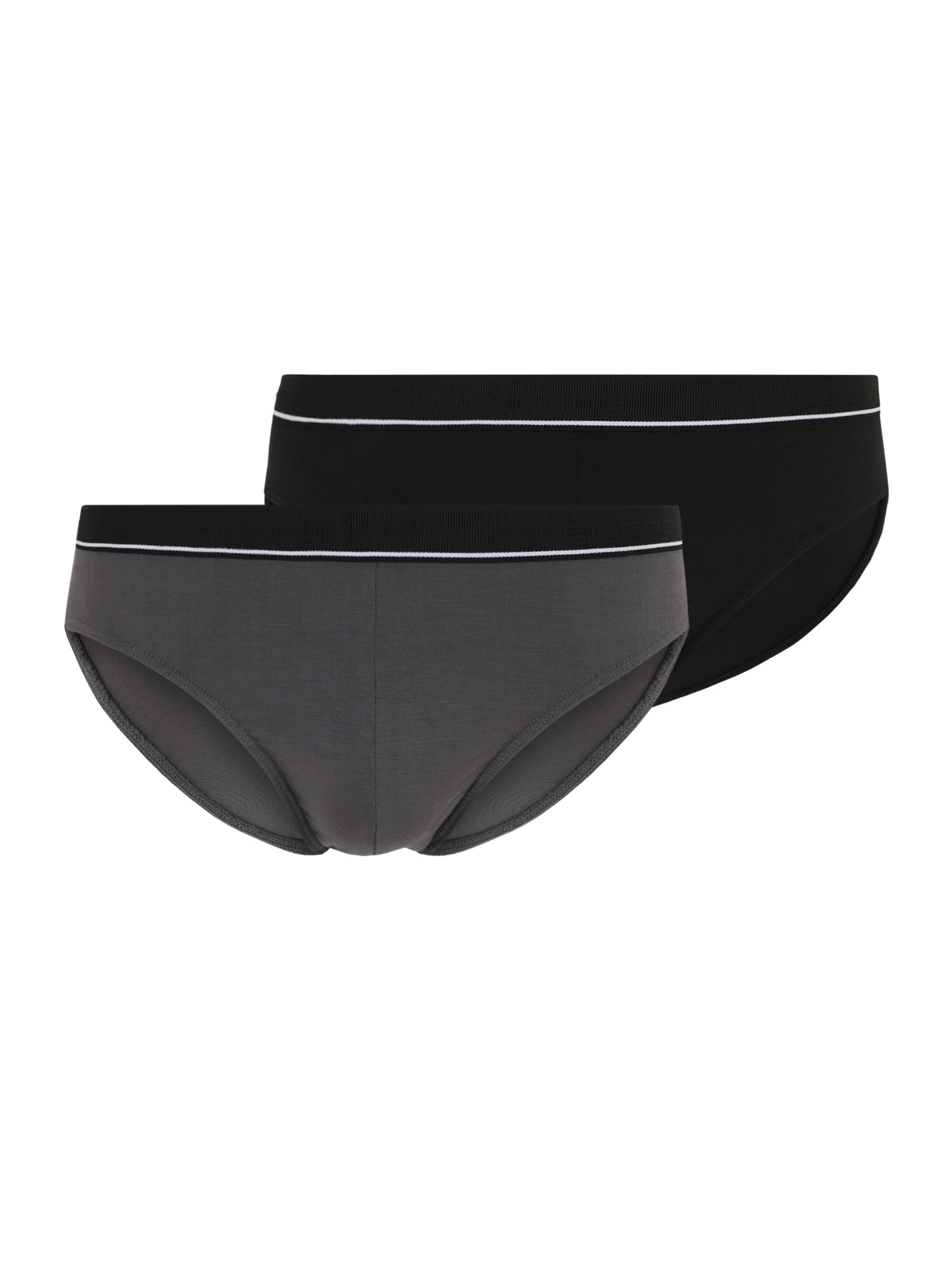 CECEBA Slip  gri închis / negru / alb