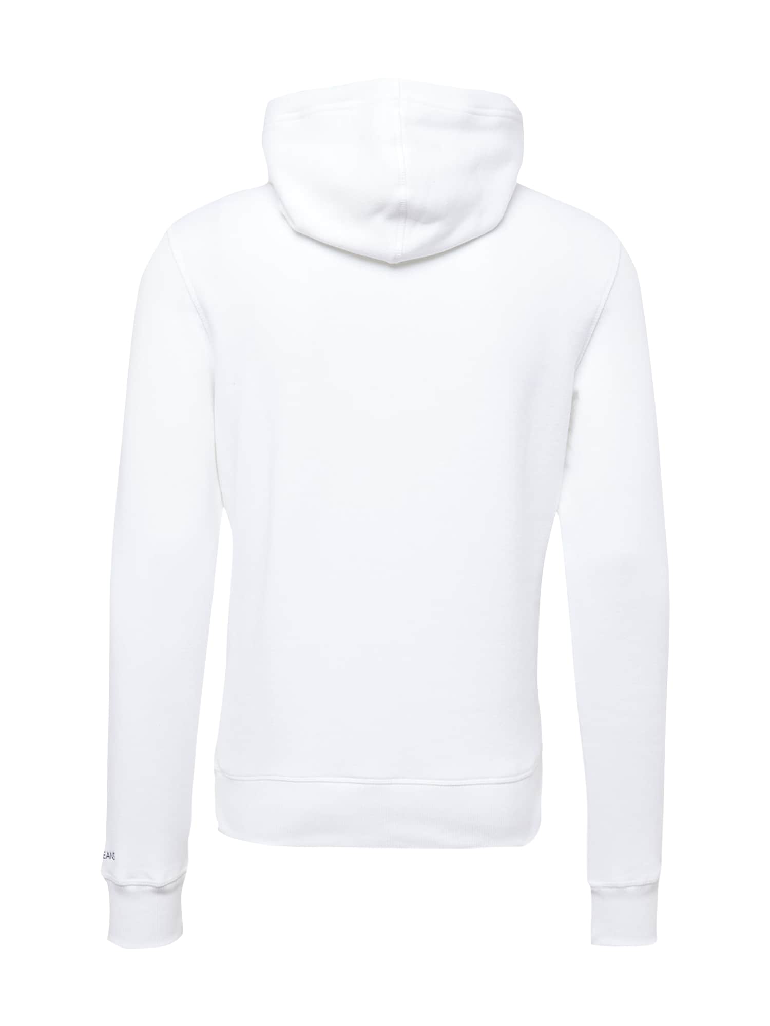 Calvin Klein Jeans Mikina 'Essential' čierna / biela (obrázok 6)