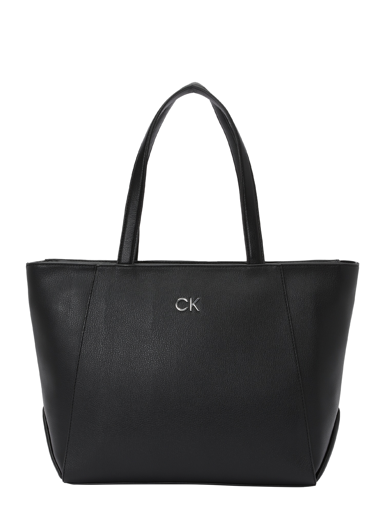 Calvin Klein Pirkinių krepšys 'Daily' juoda / sidabrinė