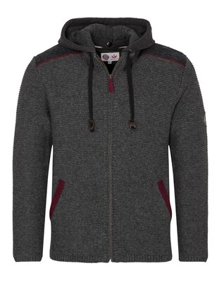 Spieth & Wensky Gebreid vest ‘FCB – Torben’ Antraciet