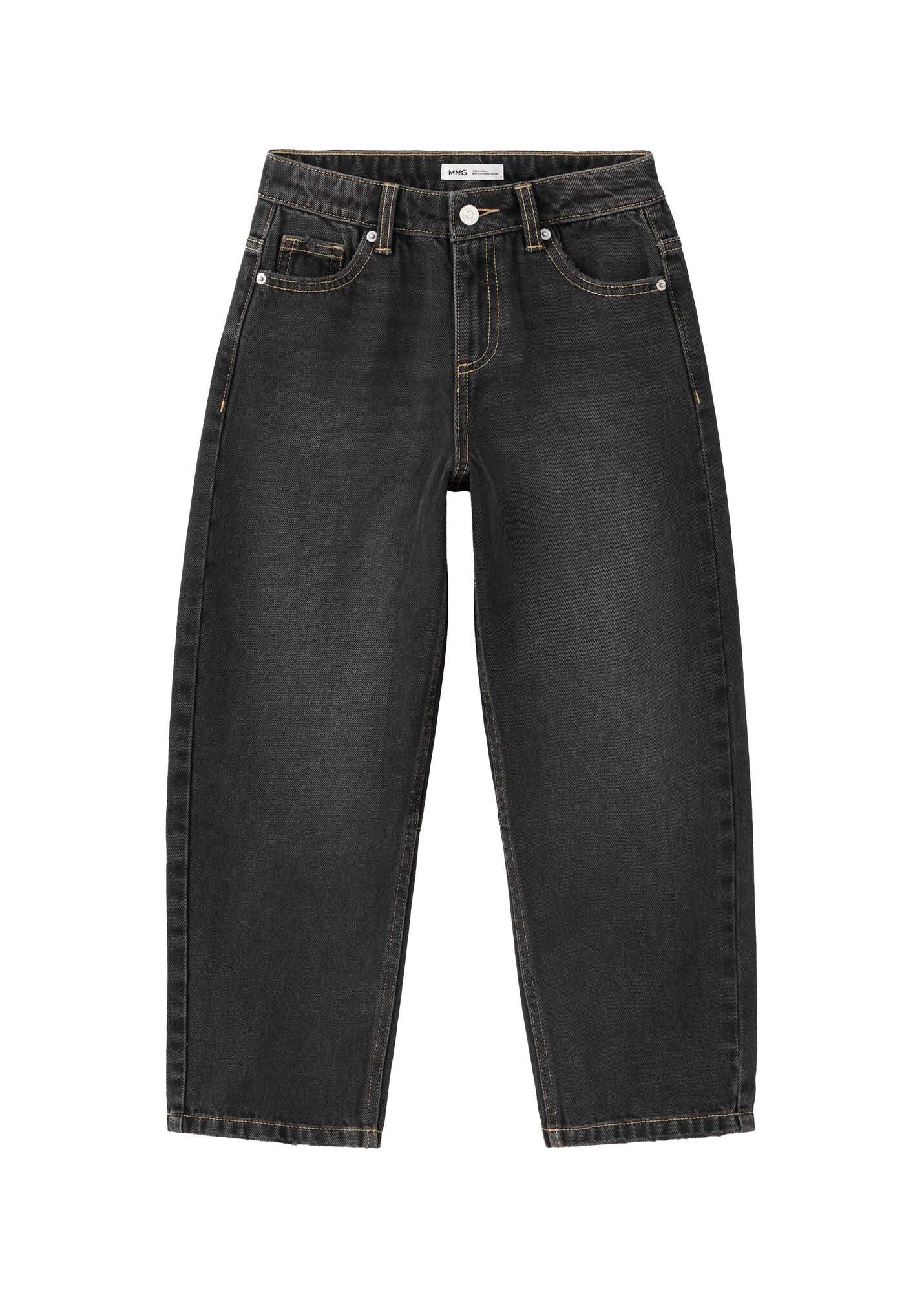 MANGO KIDS Jeans BALLOON2 negru denim