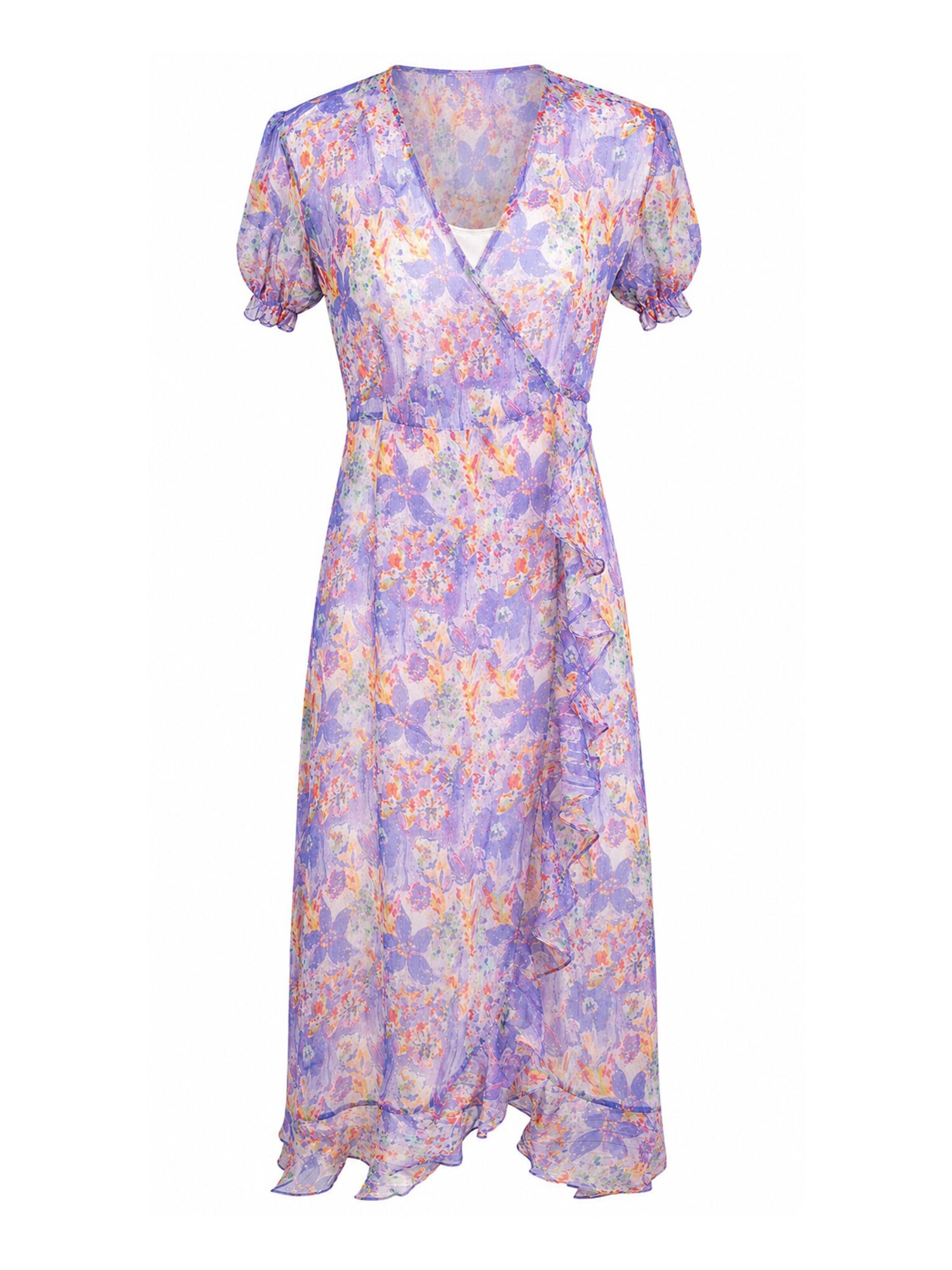 Introvertie VIENNA Abito estivo 'VIENNA Silk Wrap Dress' sambuco