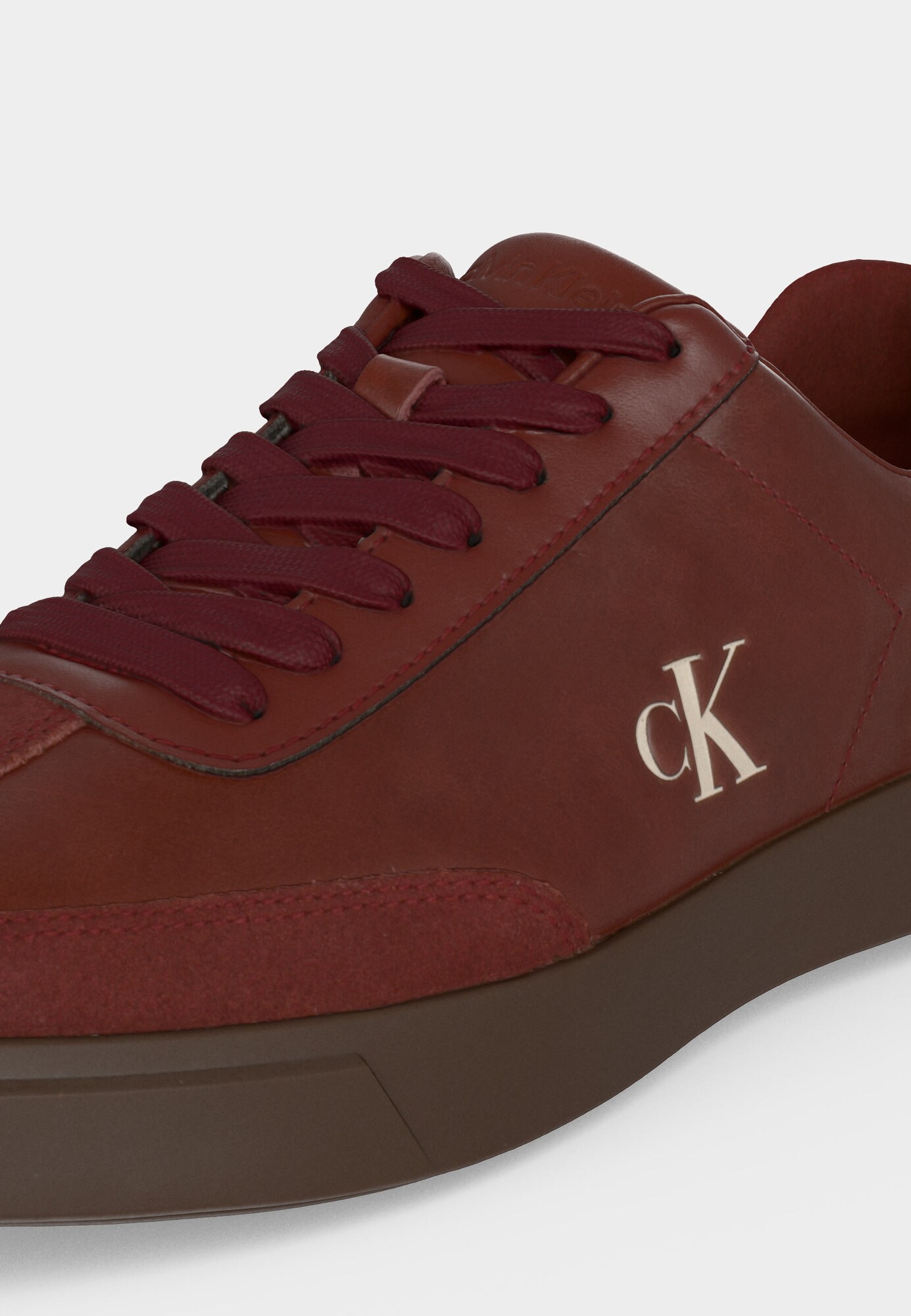 Calvin Klein Zapatillas deportivas bajas  crema / marrón rojizo – imagen 2