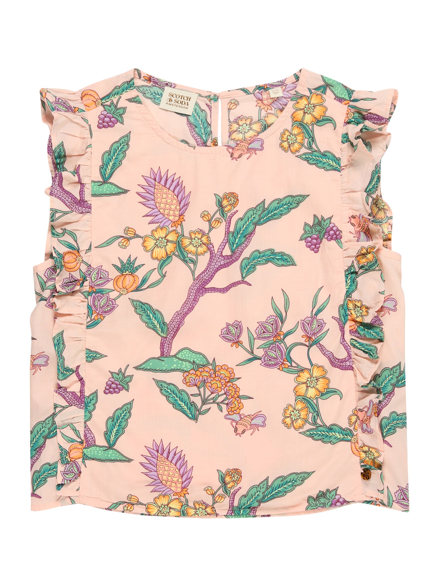 SCOTCH & SODA Top  zmiešané farby / oranžová