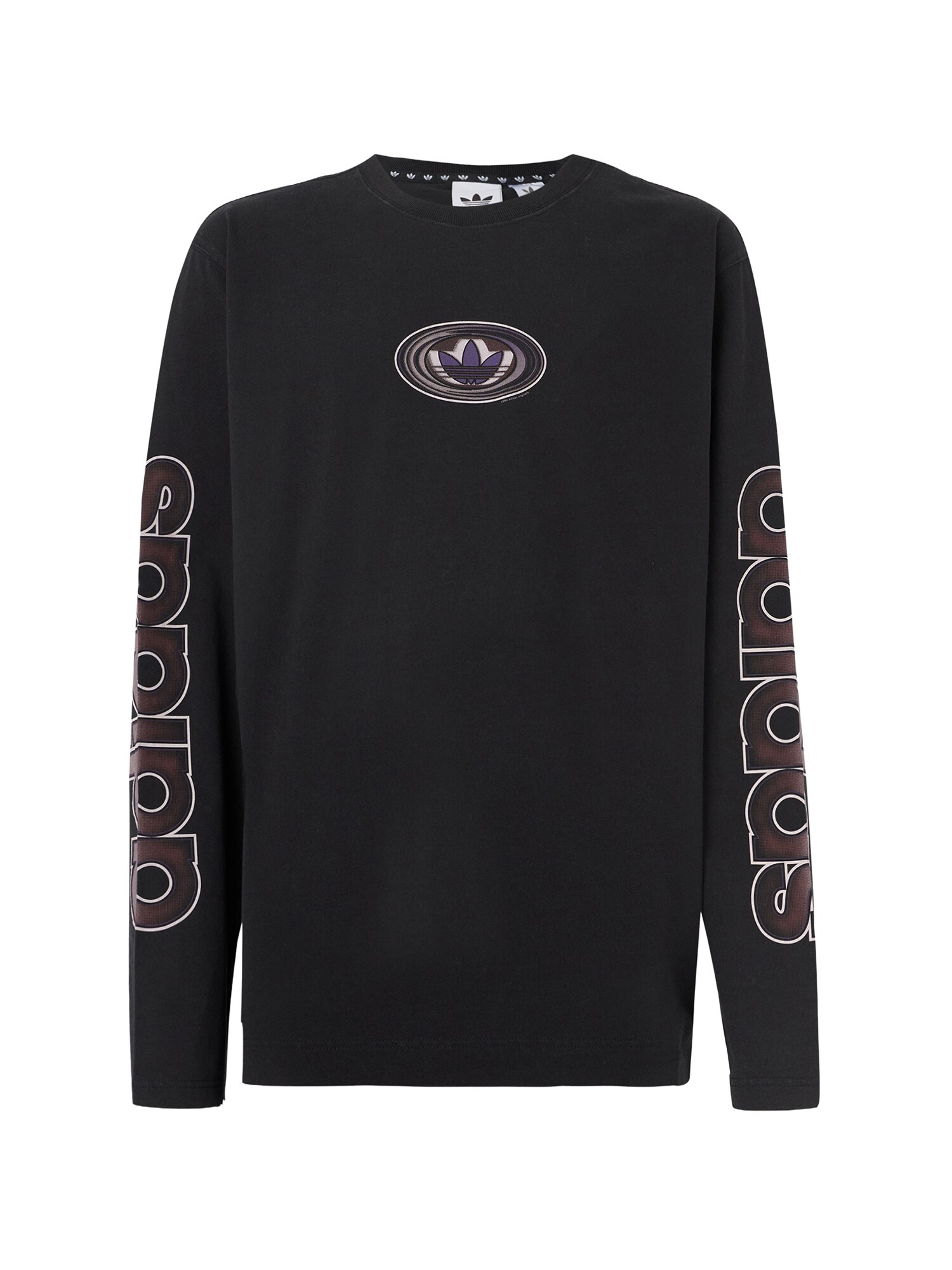 ADIDAS ORIGINALS Tricou  maro închis / lila / negru / alb