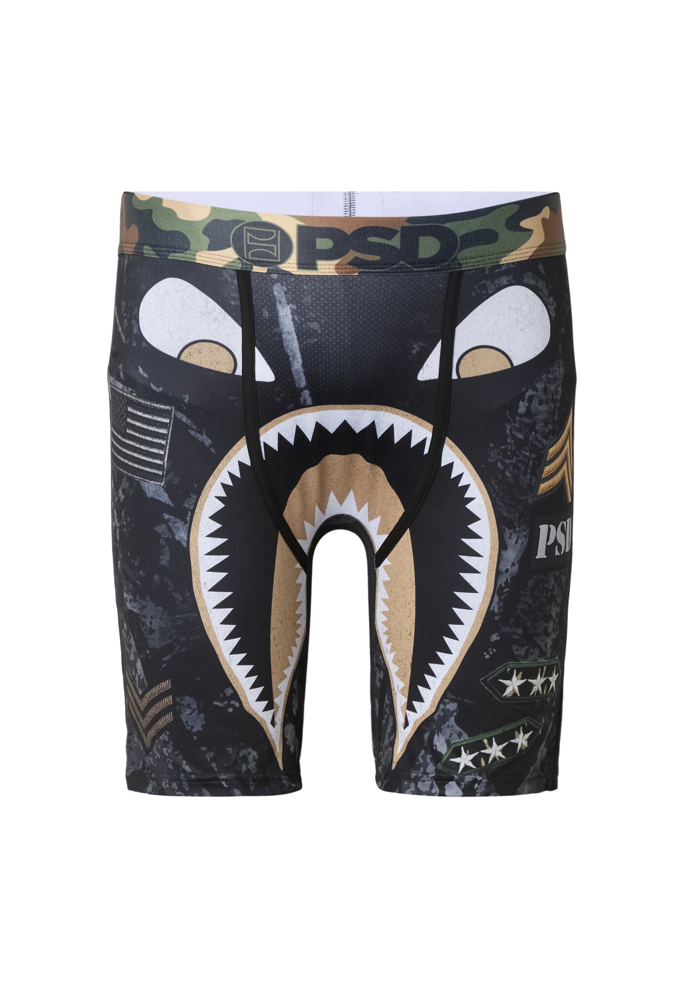 PSD Calzoncillo boxer  lila / negro / blanco