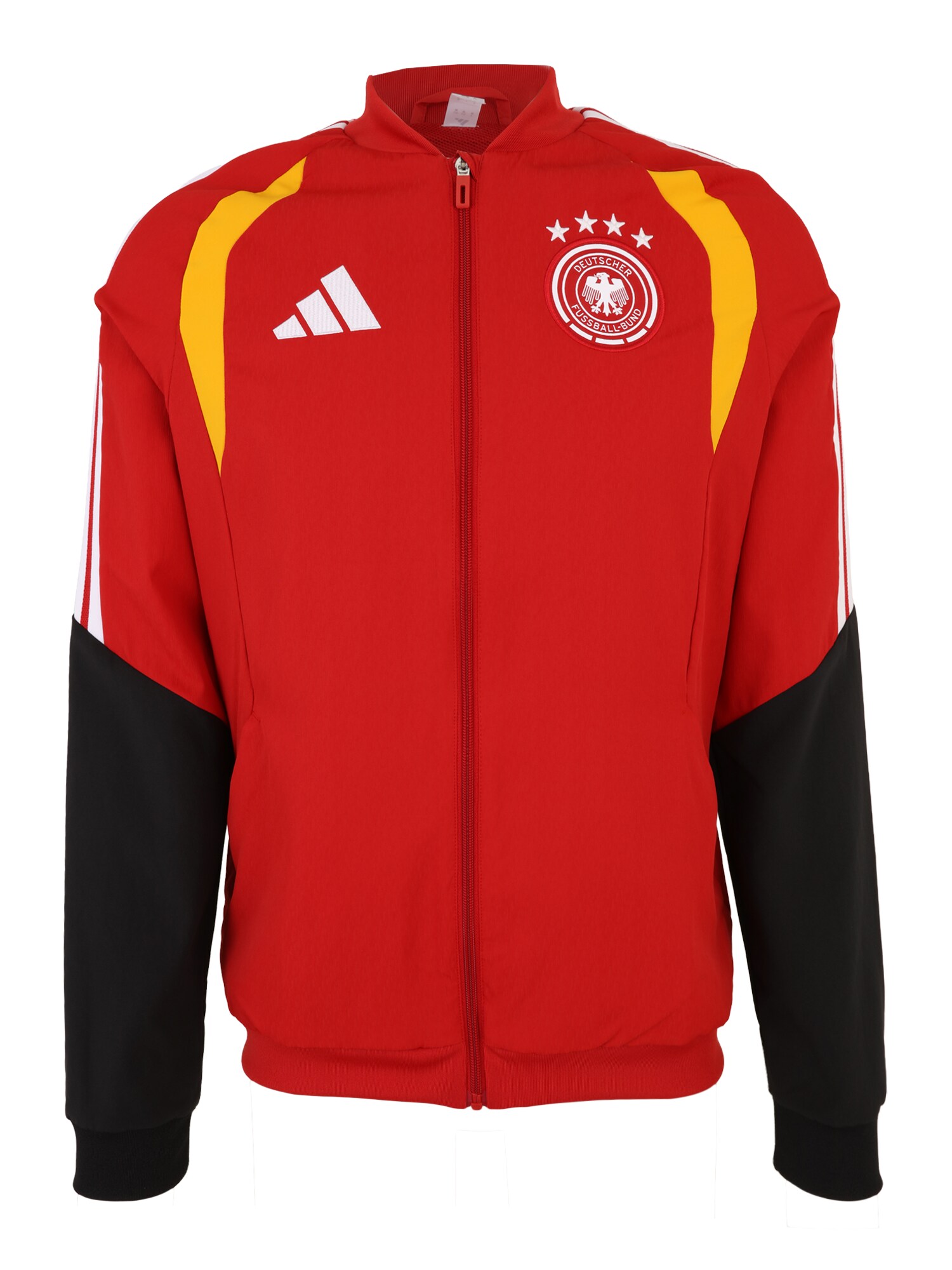 ADIDAS PERFORMANCE Geacă sport 'DFB PRE'  galben miere / roșu / negru / alb