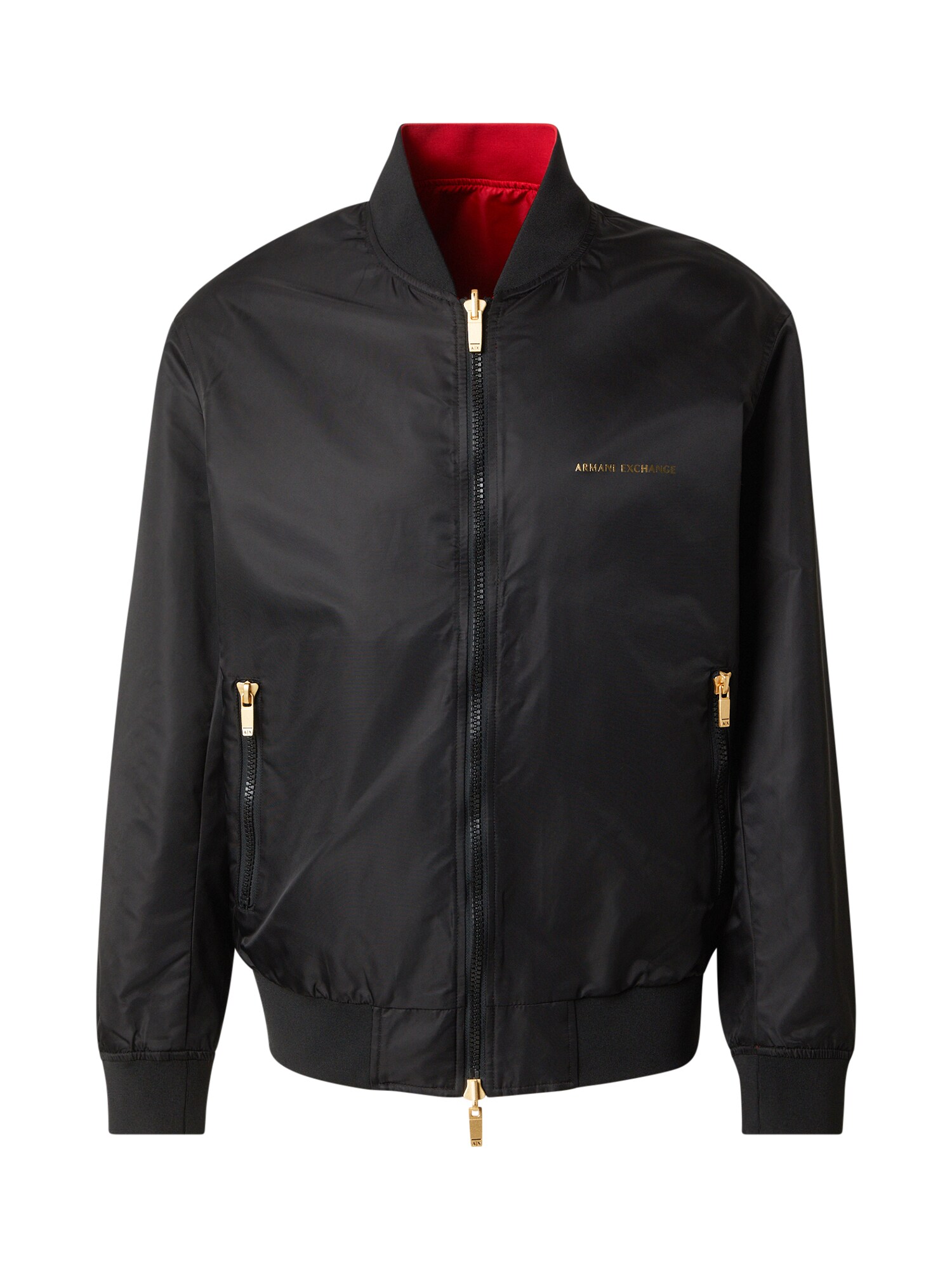 ARMANI EXCHANGE Geacă de primăvară-toamnă  auriu / roșu / negru