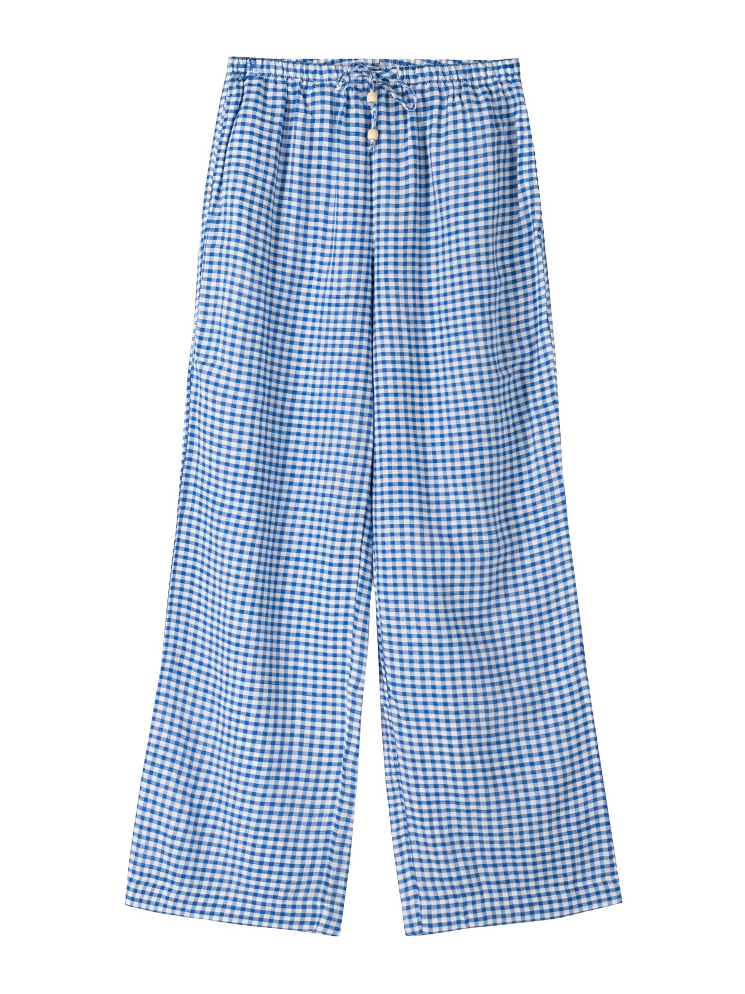 Bershka Nadrág  kék / fehér akciós termékkép 1