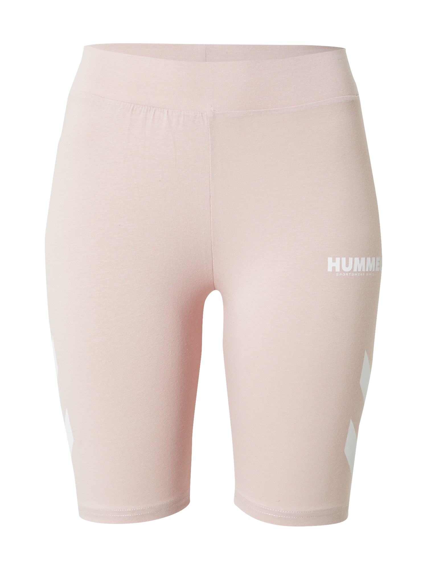Hummel Pantaloni sport Legacy  roz pudră / alb