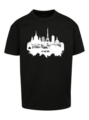 F4NT4STIC Shirt ‘Cities’ Zwart / Wit