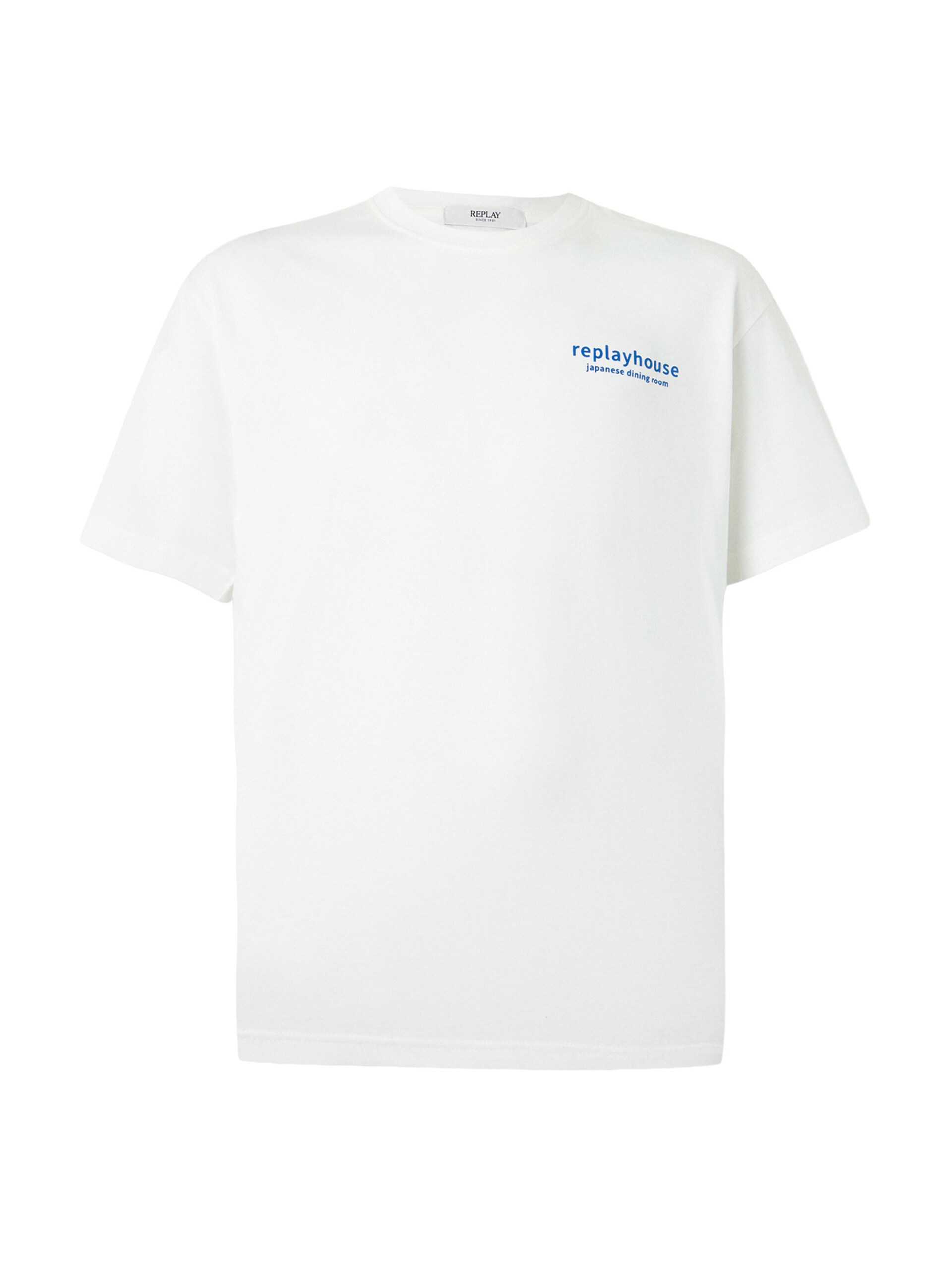 REPLAY T-shirt blå / svart herr
