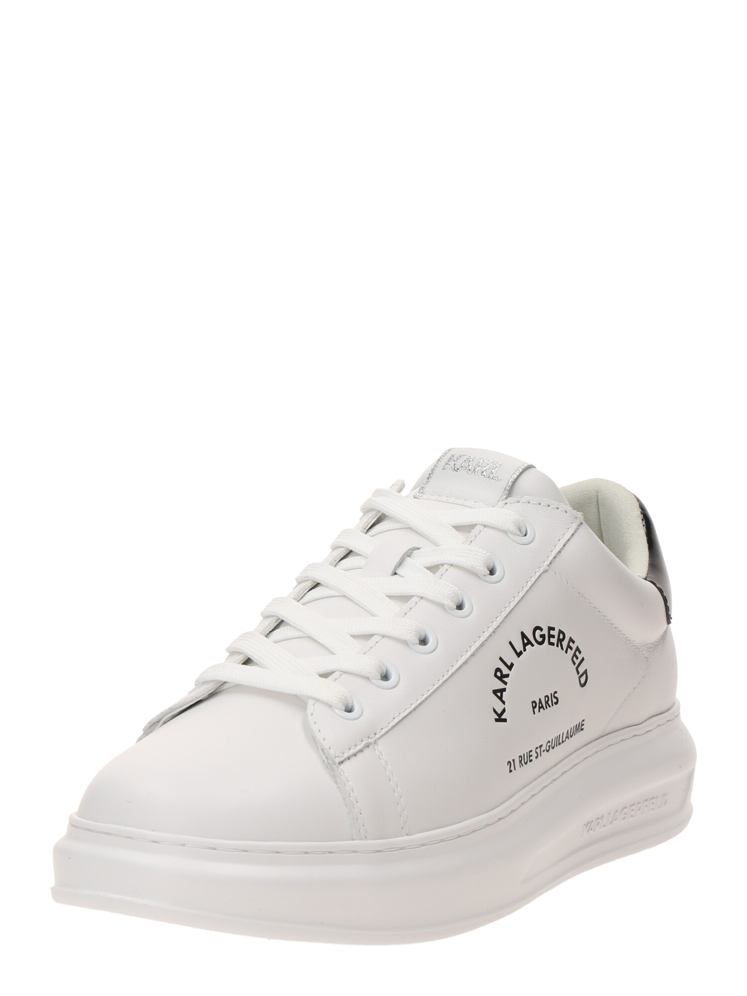 Karl Lagerfeld Sneaker low  negru / alb