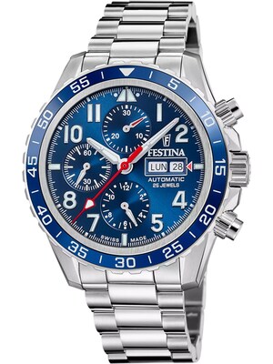 FESTINA Reloj analógico  azul / plata