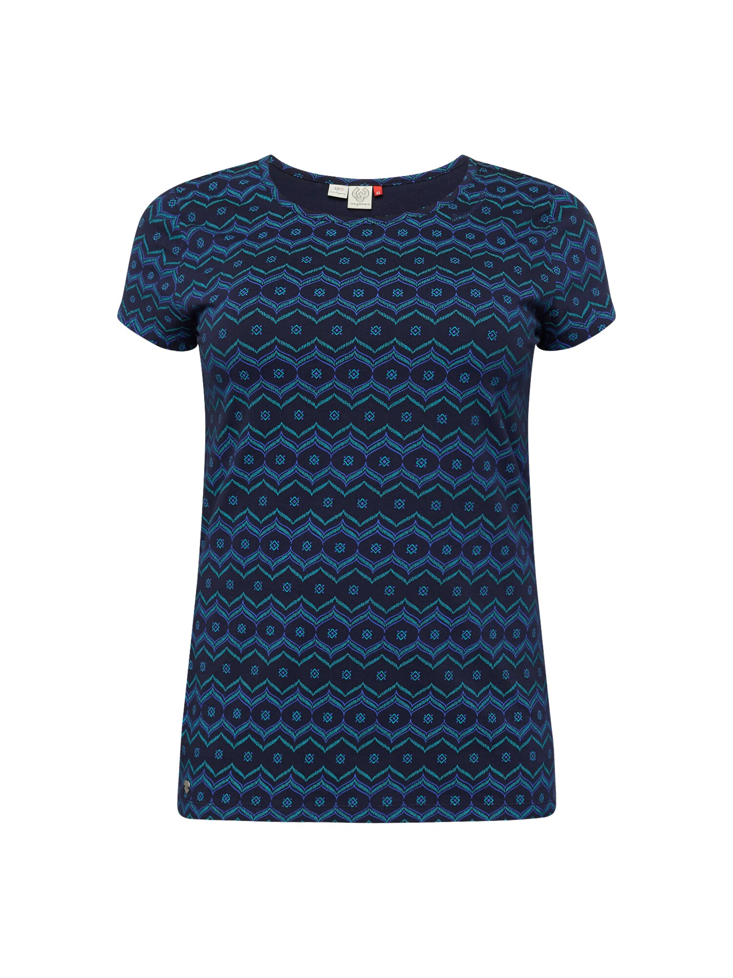 Ragwear Plus Marškinėliai mėlyna / tamsiai mėlyna / turkio spalva