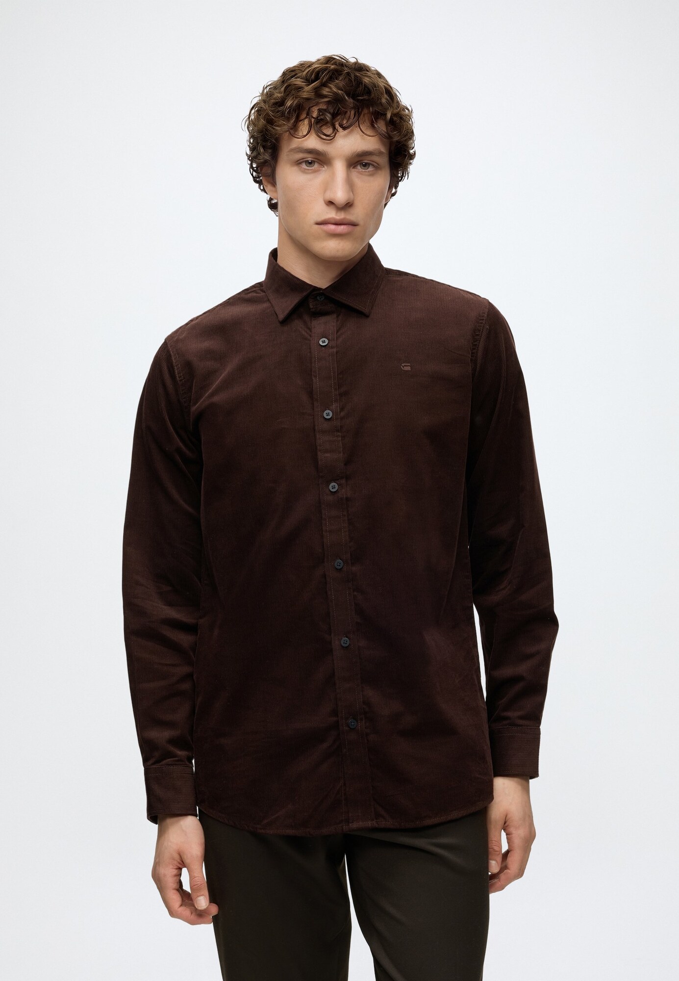 G-STAR Camisa chocolate – imagen 3